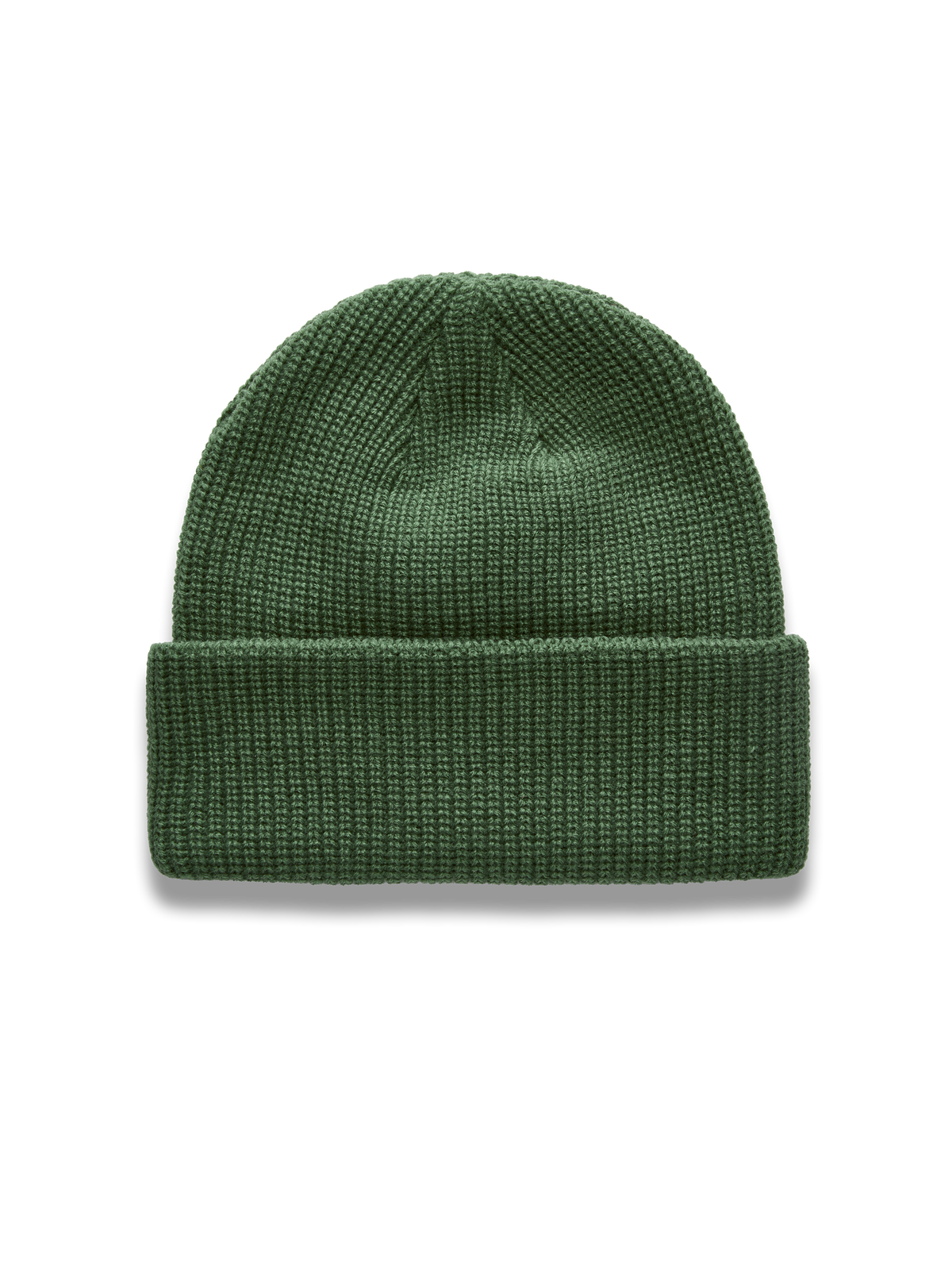 Alpinestars Unload Rib Cuff Beanie in Pea Green, a jersey stitch acrylic knit winter hat with a classic ribbed cuff.