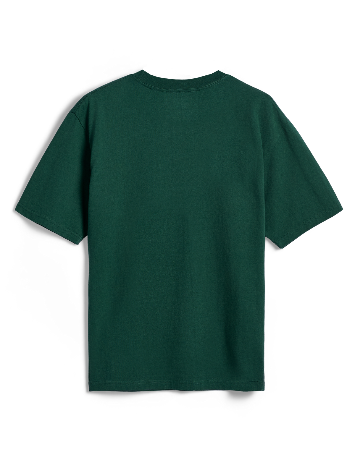 Camiseta Alpinestars Essentials Ageless SS, camiseta de manga corta, verde pino, vista trasera, color sólido, ajuste relajado, ropa deportiva casual