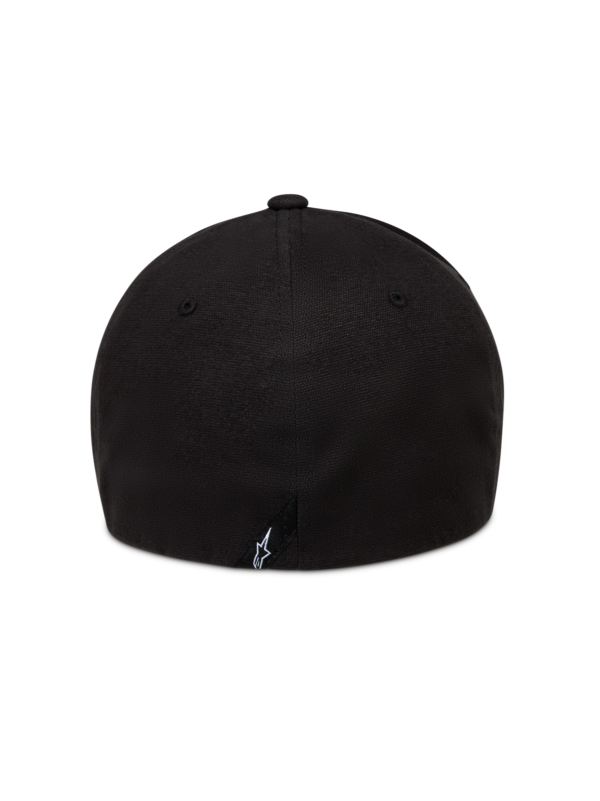 Alpinestars County Canvas, gorra deportiva negra con diseño flex back y pequeño logotipo Astars bordado en la parte trasera