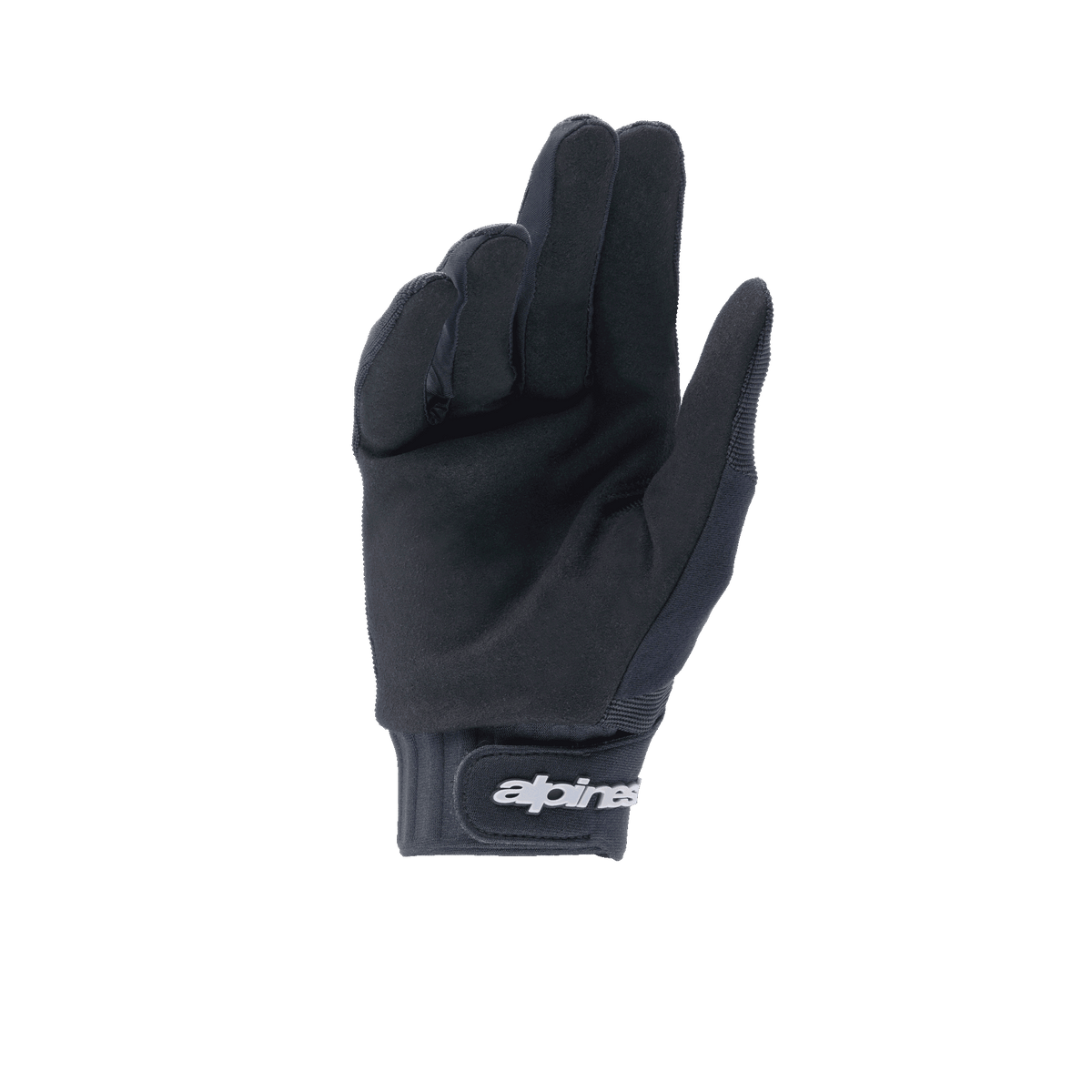 Guantes Alpinestars A-Dura, guantes de MTB negros, palma de ante sintético para agarre y durabilidad, puño de neopreno con cierre de muñeca de gancho y bucle, equipamiento versátil de alto rendimiento para ciclismo de montaña