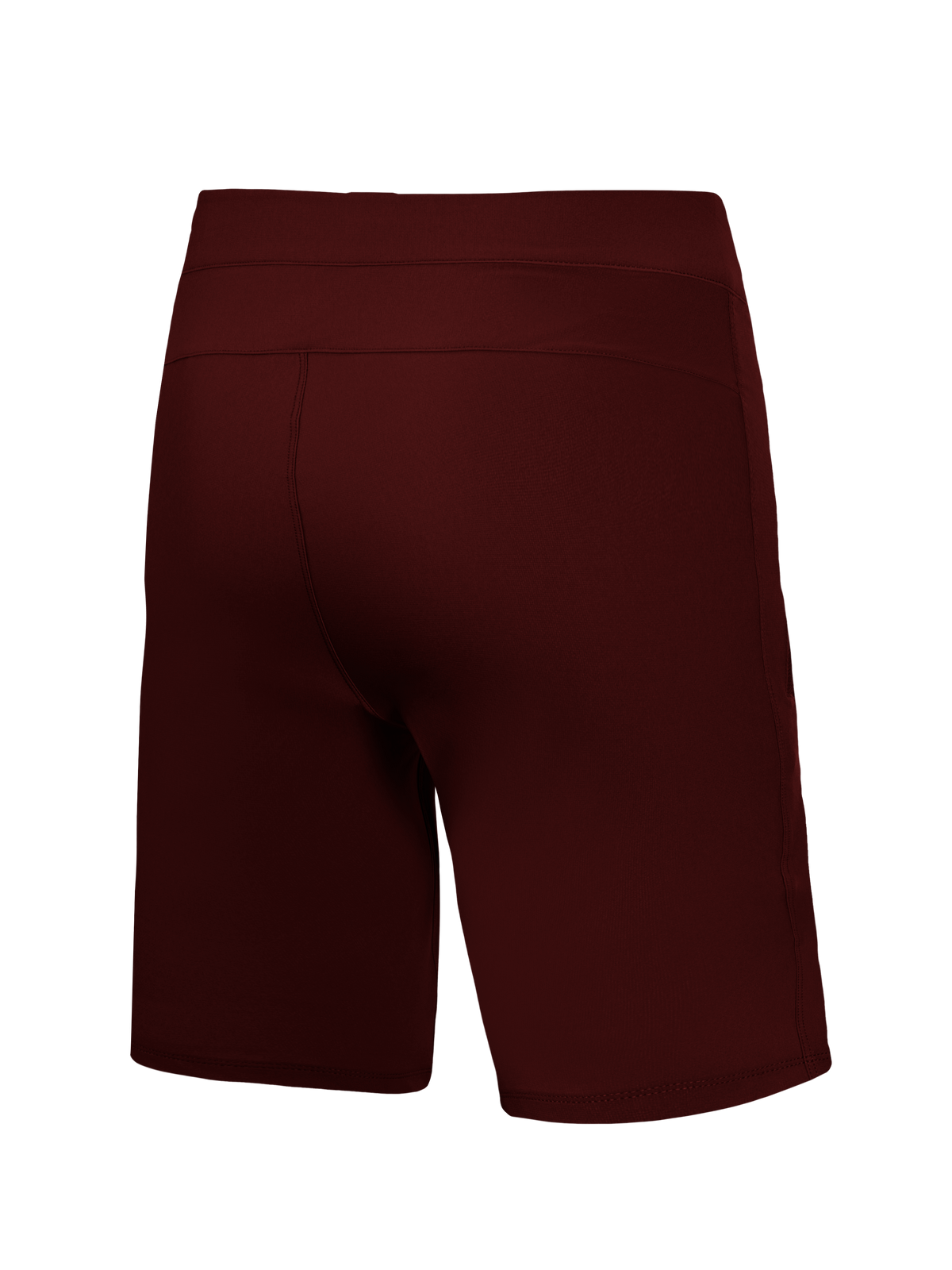 Pantalones cortos Alpinestars A-Dura Ride burdeos, shorts de MTB con tejido elástico en 4 direcciones, vista trasera.