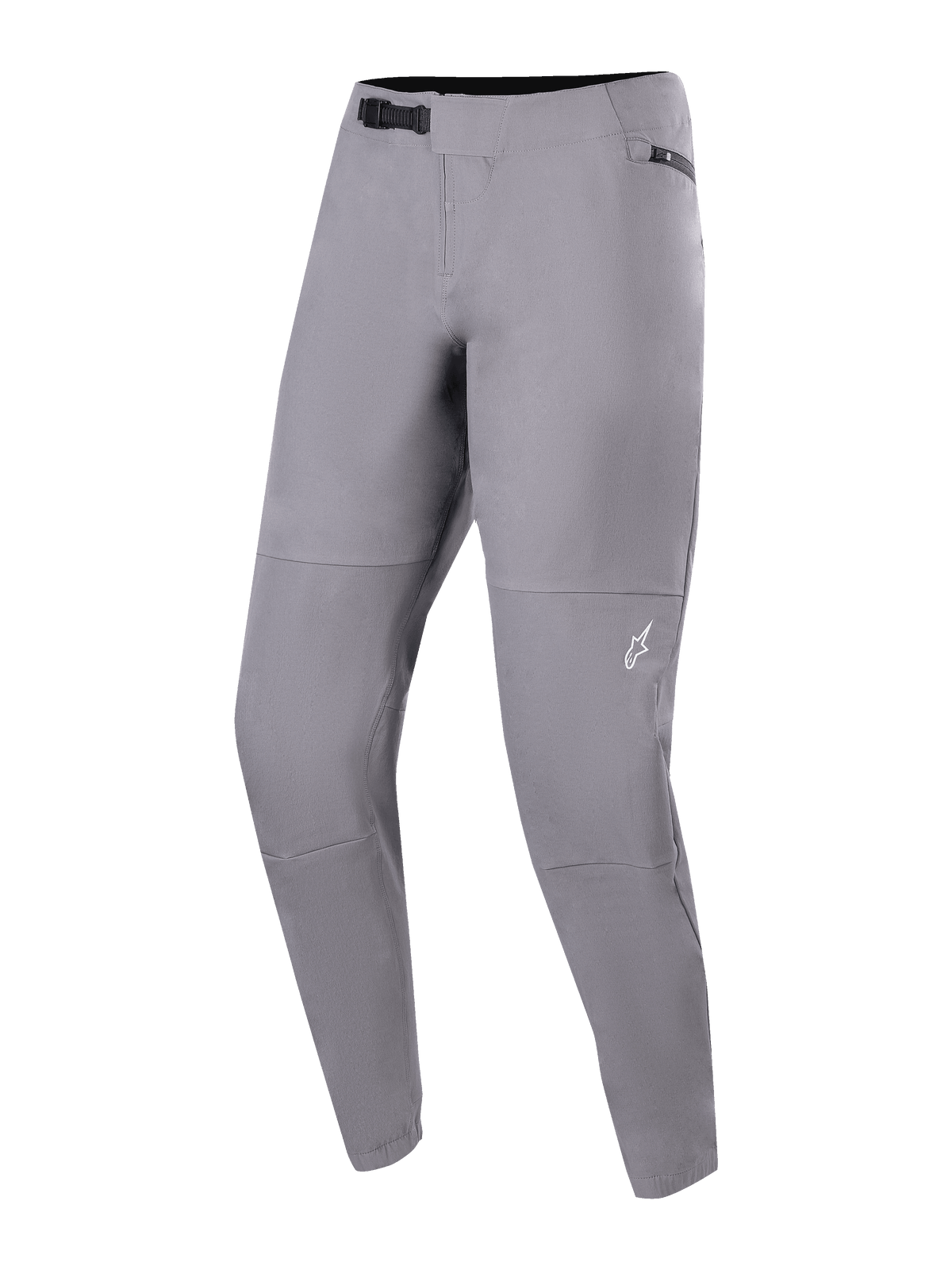 Pantalones Alpinestars A-Dura Elite, pantalones de ciclismo de montaña, gris oscuro, con un sistema de cierre frontal de trinquete y bolsillos con cremallera, tejido Cordura elástico en 4 direcciones duradero para ciclismo fuera de pista