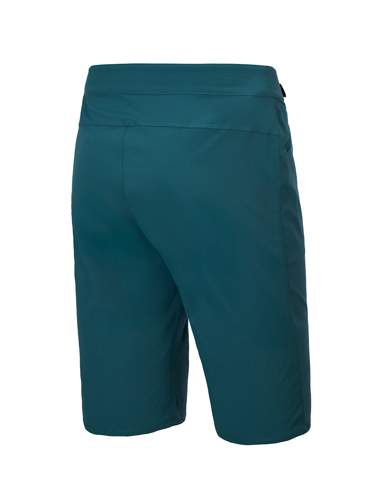 Alpinestars A-Dura Shorts, shorts de mountain bike, Dark Pine, vista posterior con diseño limpio y tejido elástico duradero en 2 direcciones, ajuste regular para ciclismo de montaña