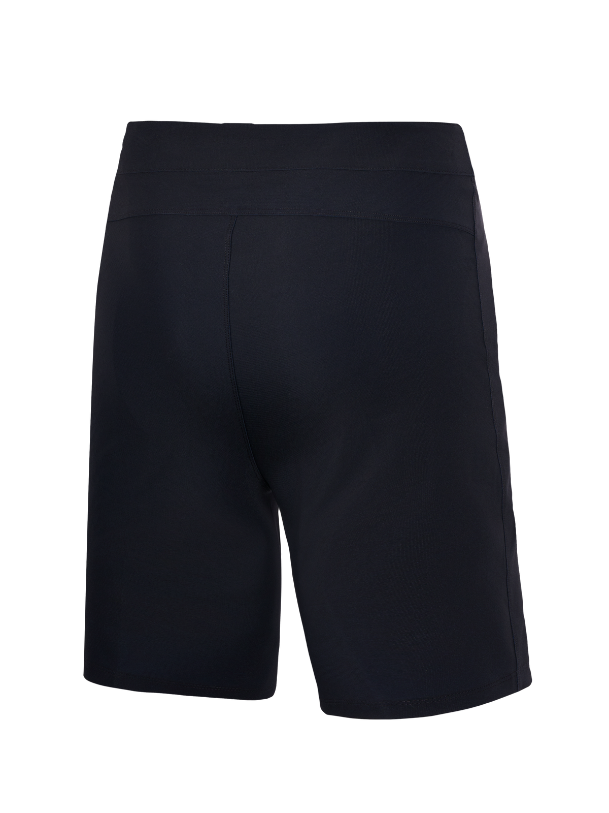 Pantalones cortos Youth A-Dura Ride negros, vista trasera, tejido elástico en 4 direcciones y ajuste regular para MTB.