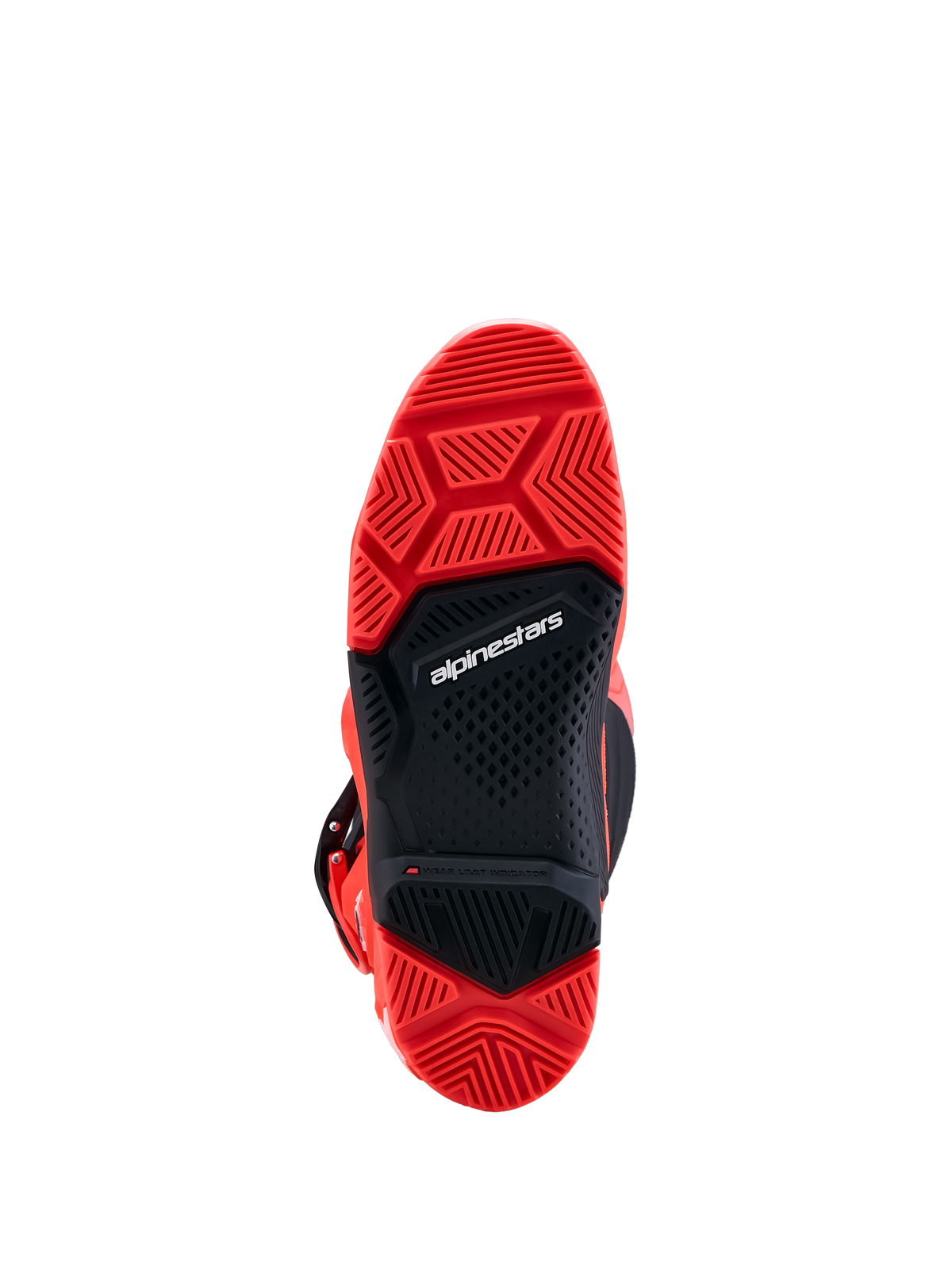 Botas Alpinestars Tech 7 Enduro, suela de doble compuesto roja y negra de alto agarre para enduro y motociclismo off-road