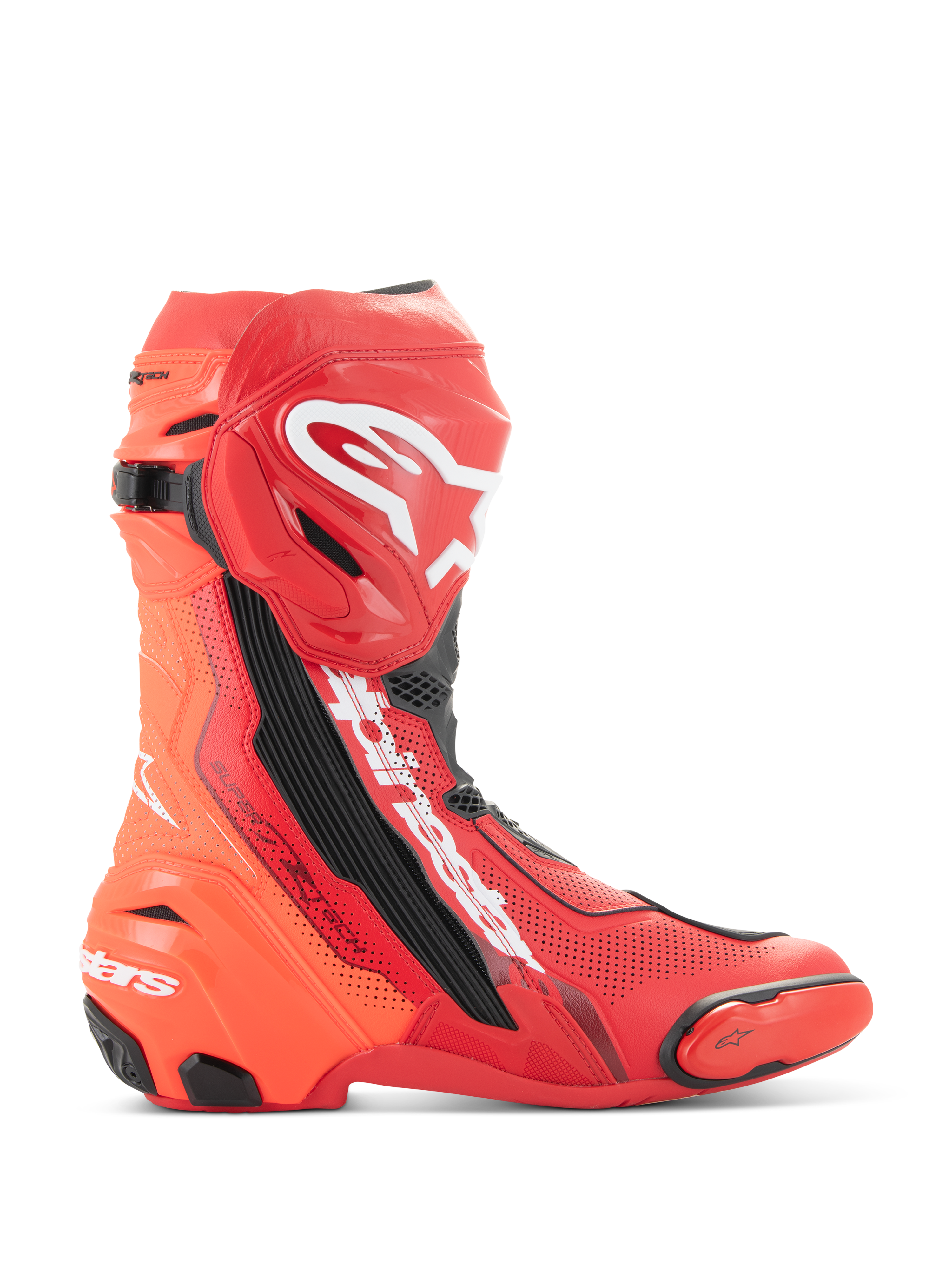 Supertech R Ventiladas - Botas de Moto Negro | Alpinestars®