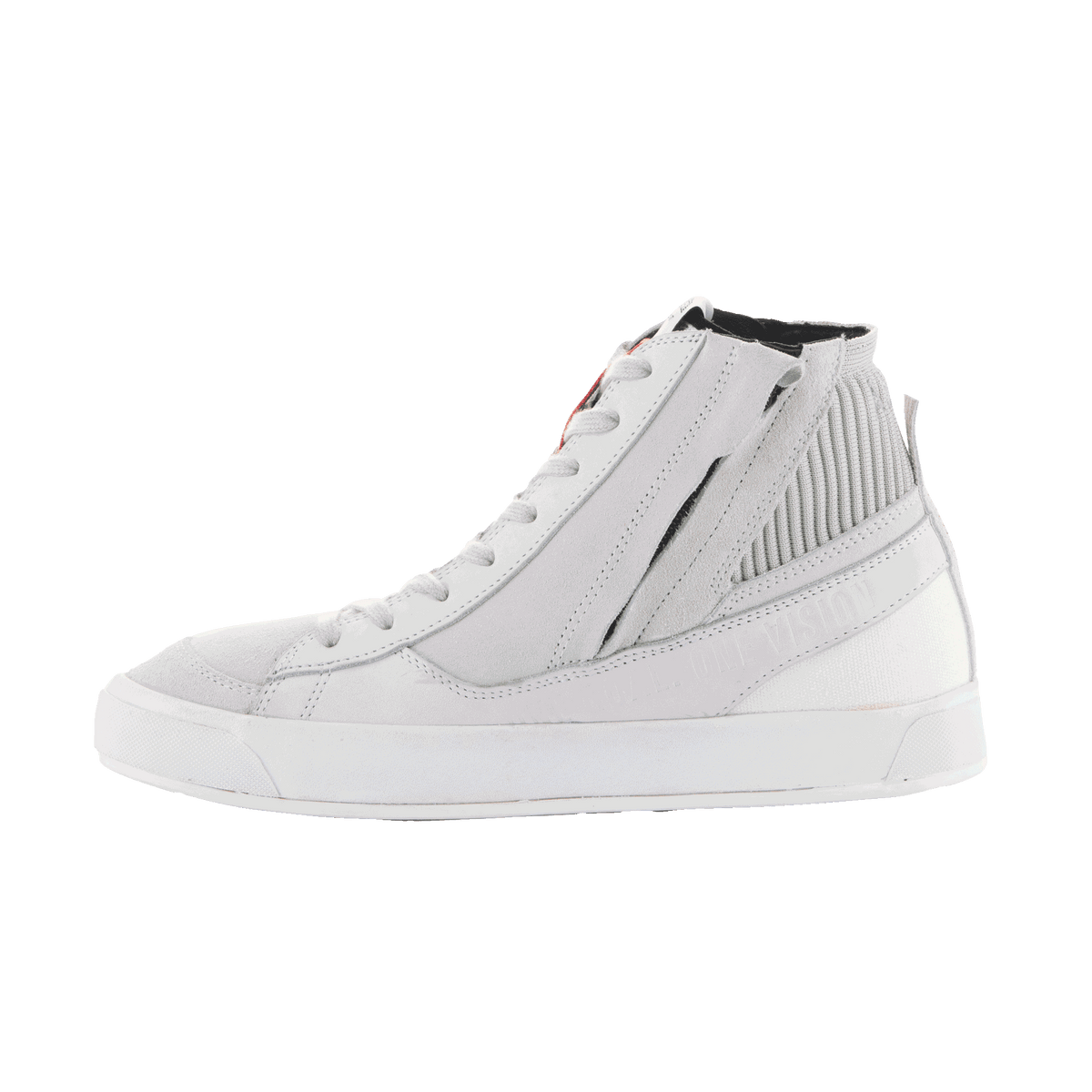 Alpinestars Stated, zapatos de moto urbanos para hombre, blanco y gris frío, construcción de nobuk y gamuza, suela vulcanizada y certificado CE