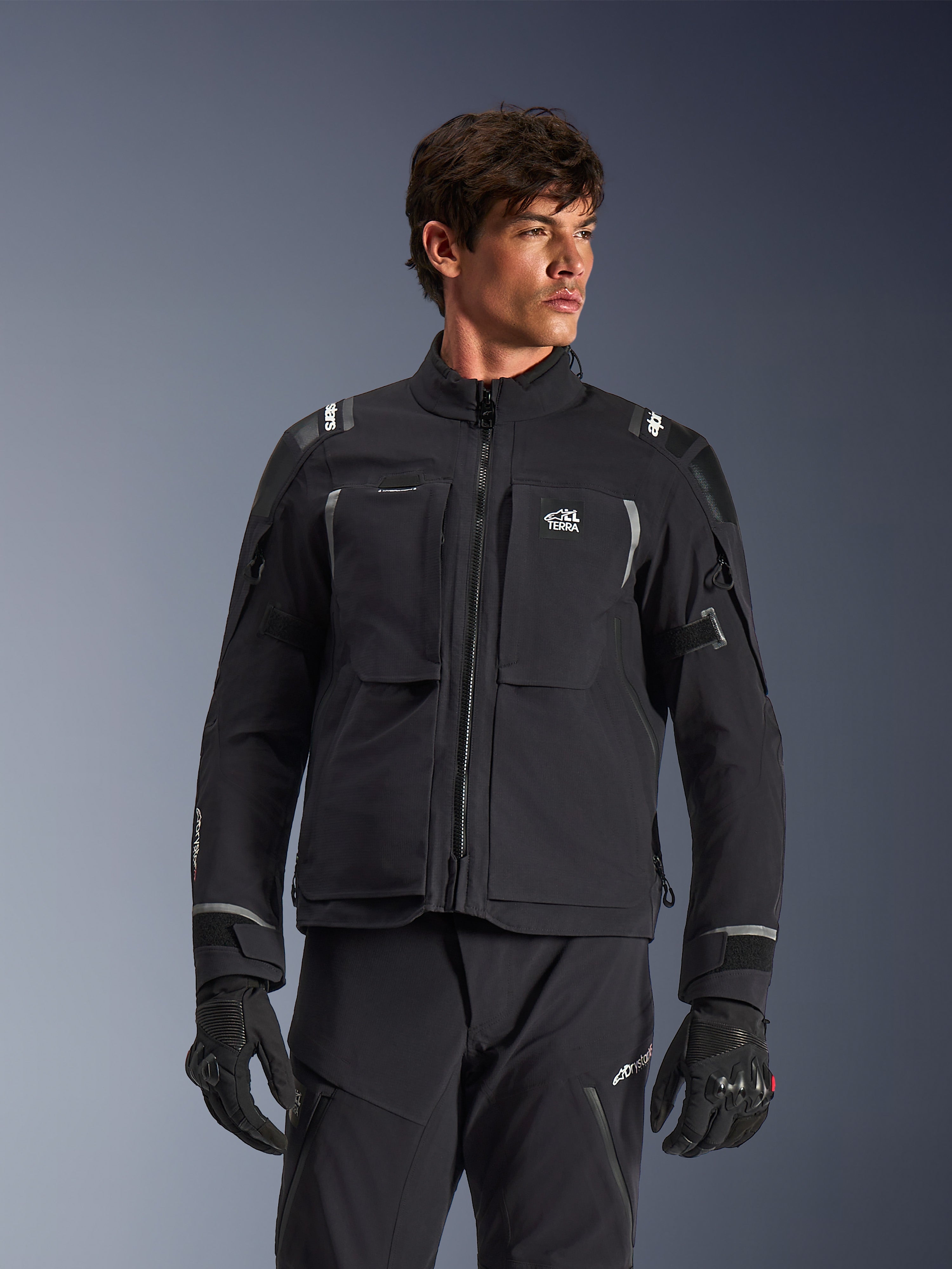 バイクウェア・装備 ANDES PRO DRYSTAR JACKET TECH-AIR Andes Pro Drystar® XF - Gray Motorcycle Chaqueta | Alpinestars®