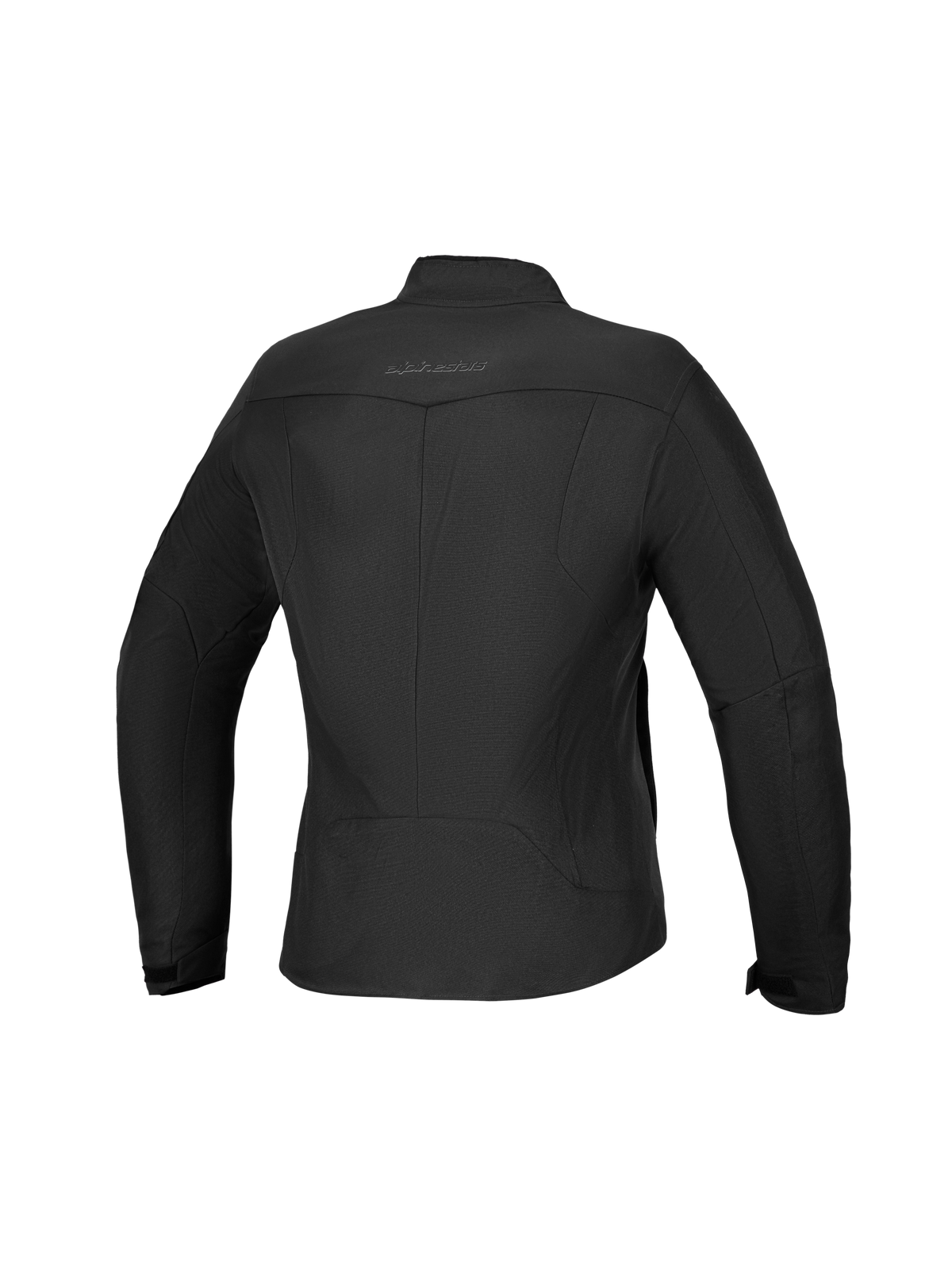 Alpinestars Stella C-1 Waterproof Jacket, chaqueta de moto urbana para mujer, vista trasera con diseño 3D en la espalda y color negro