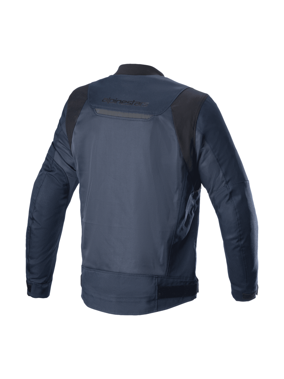 Alpinestars Chaqueta Luc V2 Air, chaqueta de moto urbana para hombre, azul marino y negra, con malla ventilada y reflectante.