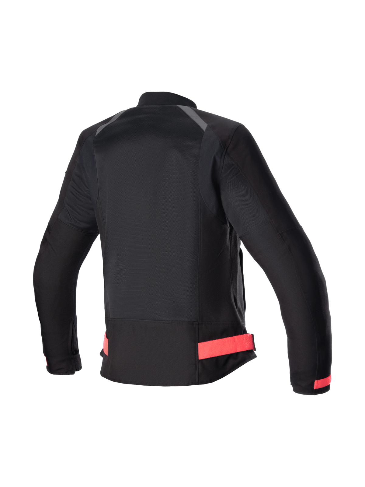 Chaqueta Alpinestars Eloise V2 Air, chaqueta de moto para mujer, negra y rosa, vista trasera de textil ventilado