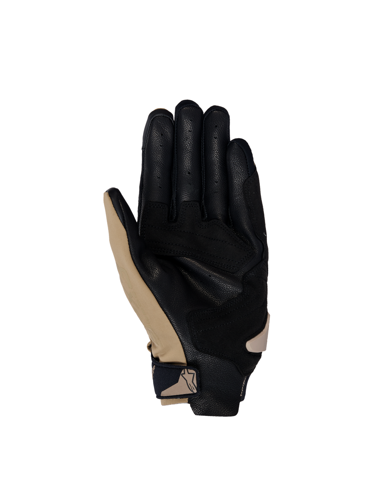 Guantes Alpinestars SP X 3, guantes de moto para carreras, para hombre, negros y marrones, con palma de cuero perforado y refuerzos sintéticos para mayor durabilidad
