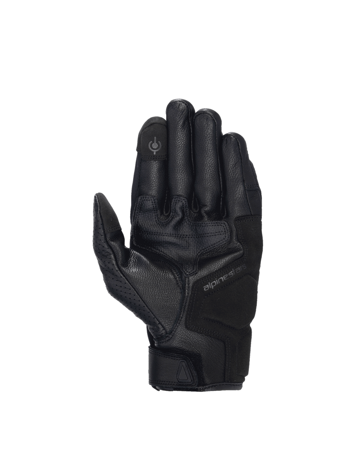 Alpinestars Celer V3, guantes de moto para hombre, negros, piel de cabra, palma reforzada e índice táctil, certificación CE