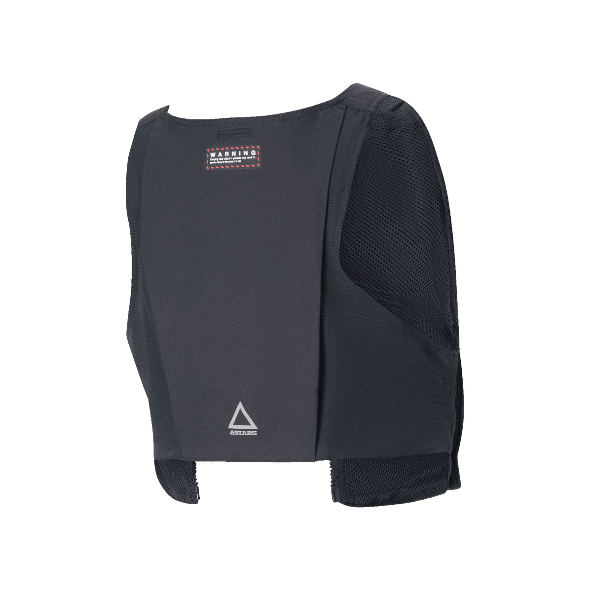 Alpinestars Techdura Tactical Vest, chaleco táctico desmontable para la chaqueta Techdura, negro, con paneles de malla transpirable, compartimento trasero para bolsa de hidratación y logotipo de Alpinestars, diseñado para uso todoterreno y enduro