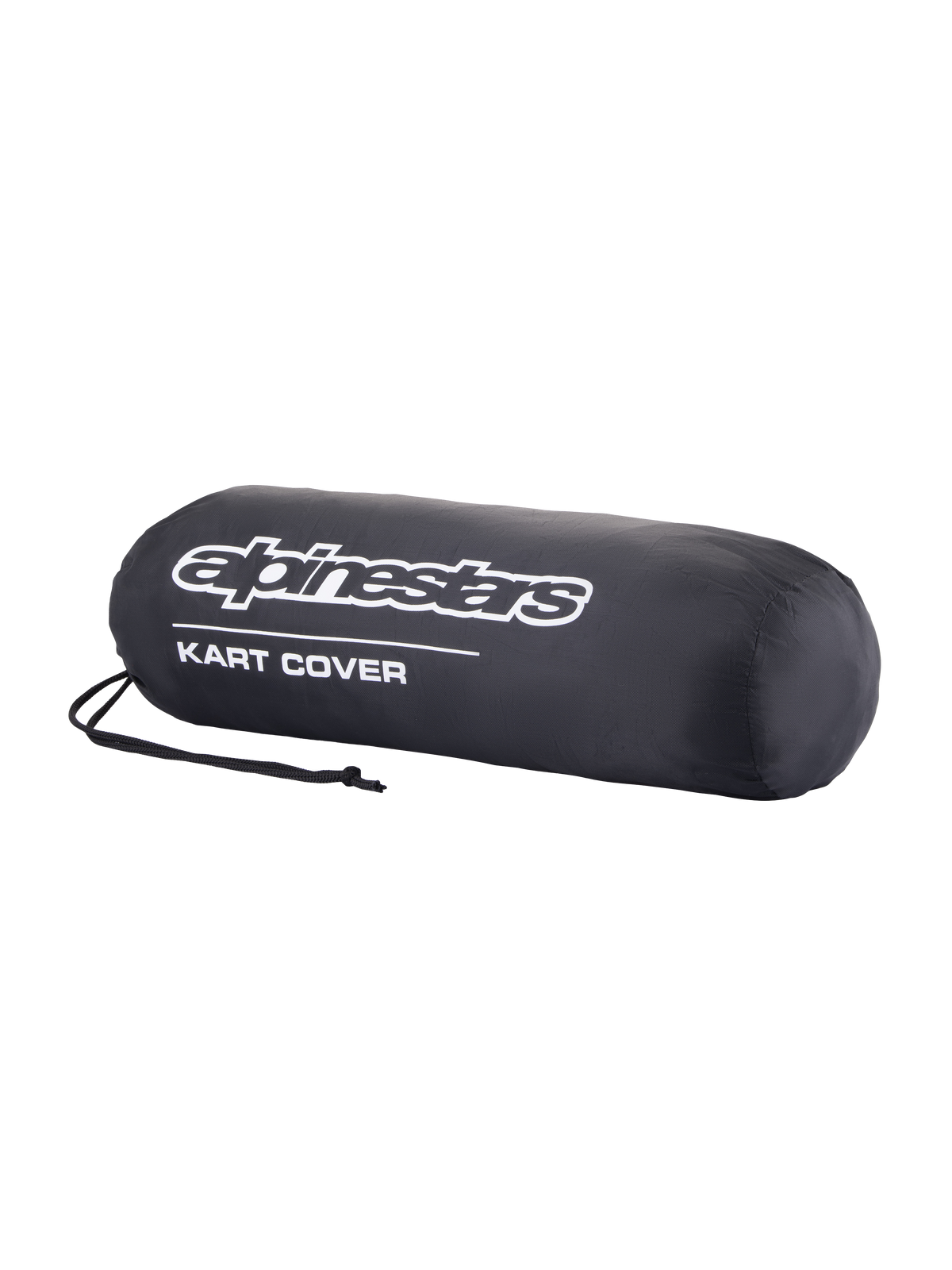 Alpinestars Funda para kart, funda negra con ajuste estructurado, borde elástico y cierre de cordón para proteger de polvo y lluvia