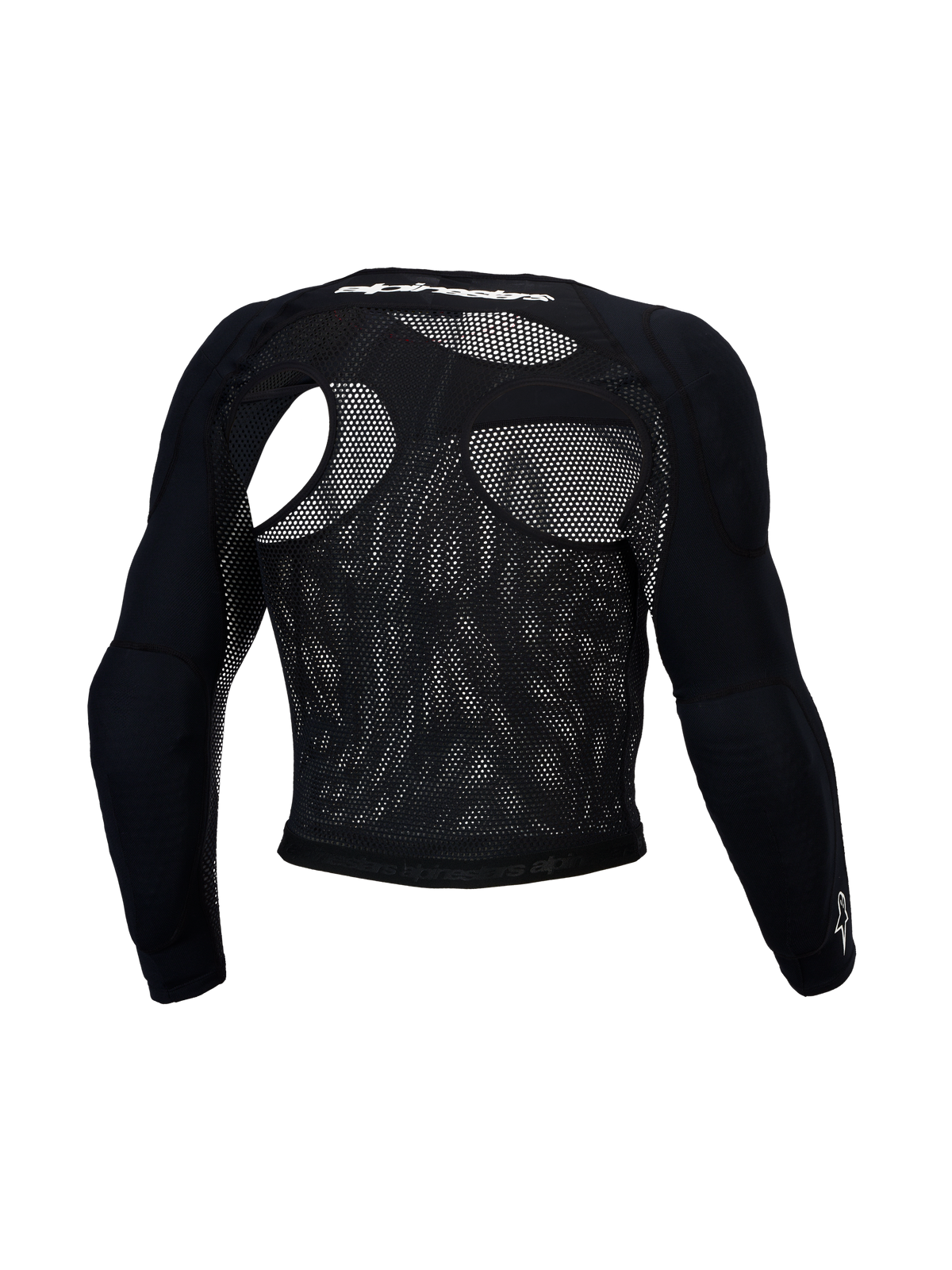 Alpinestars parte superior de protección Bionic Race, chaqueta de malla negra, protecciones CE Nivel 1, hombre, vista trasera