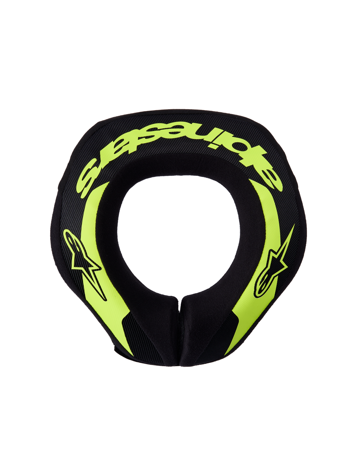 Alpinestars protector de cuello juvenil Sequence, equipo de motocross para niños, amarillo flúor y negro, diseño ergonómico