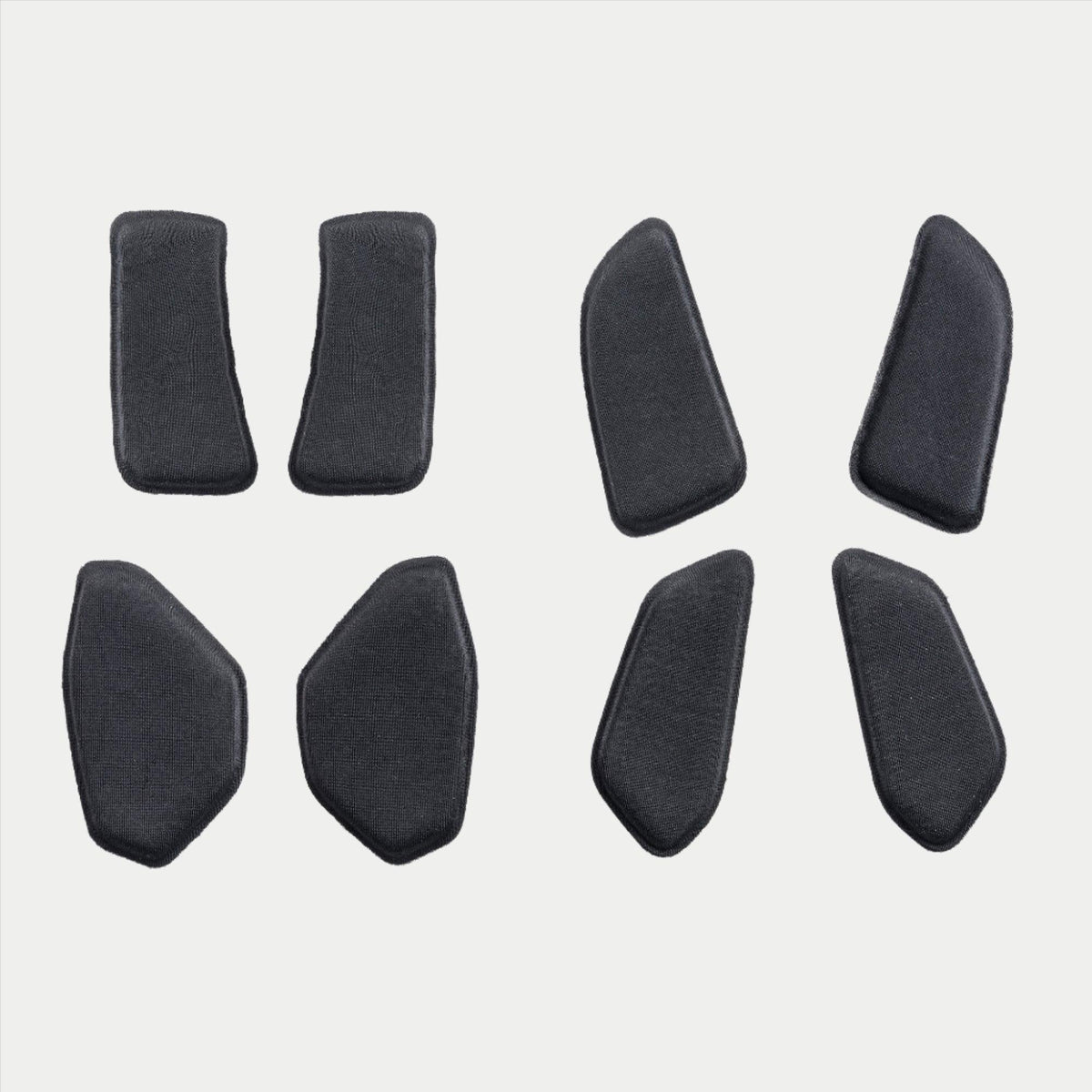 Juego de almohadillas blandas Alpinestars BNS, negro, kit de recambio de ocho piezas para sistemas de soporte cervical BNS, insertos de espuma con forma ergonómica para ciclismo de montaña (MTB) y conducción off-road