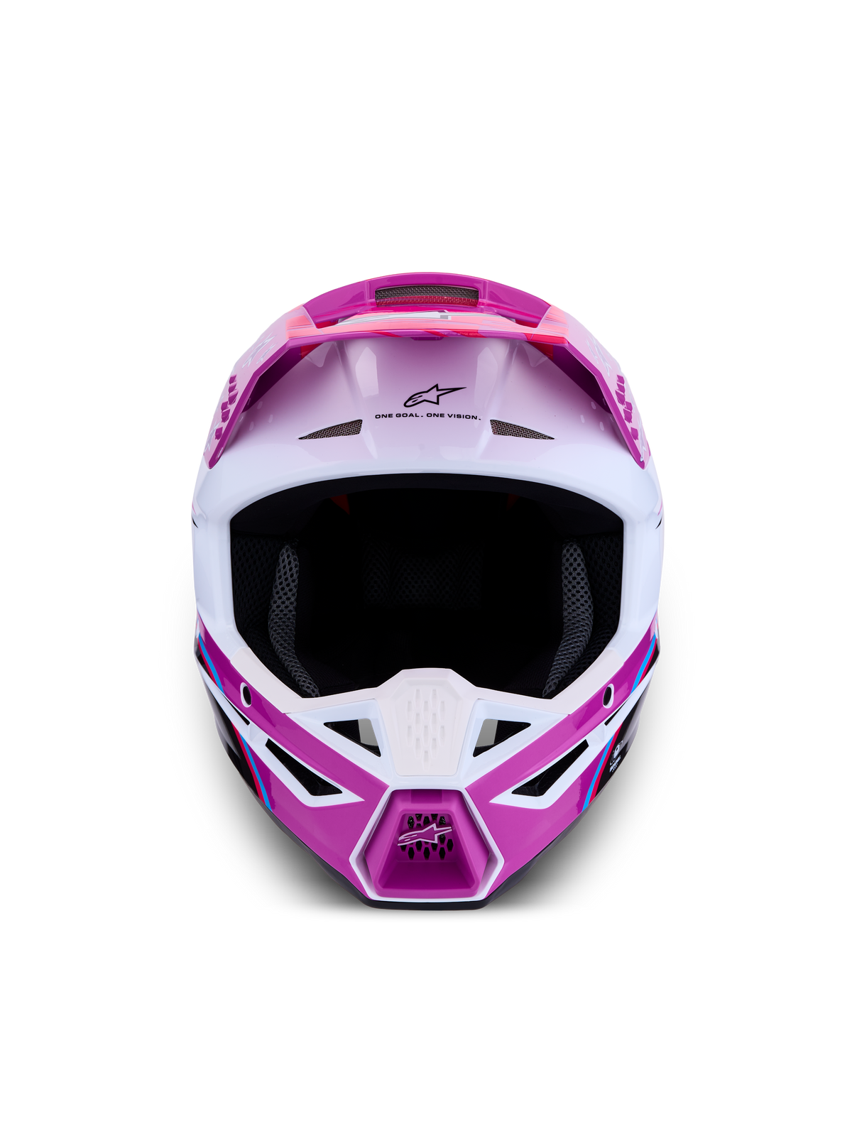 Alpinestars casco SM3 Falcon ECE06, casco de motocross y off-road, morado y blanco, con ventilación avanzada y protección certificada ECE 22.06, diseño ligero para todoterreno