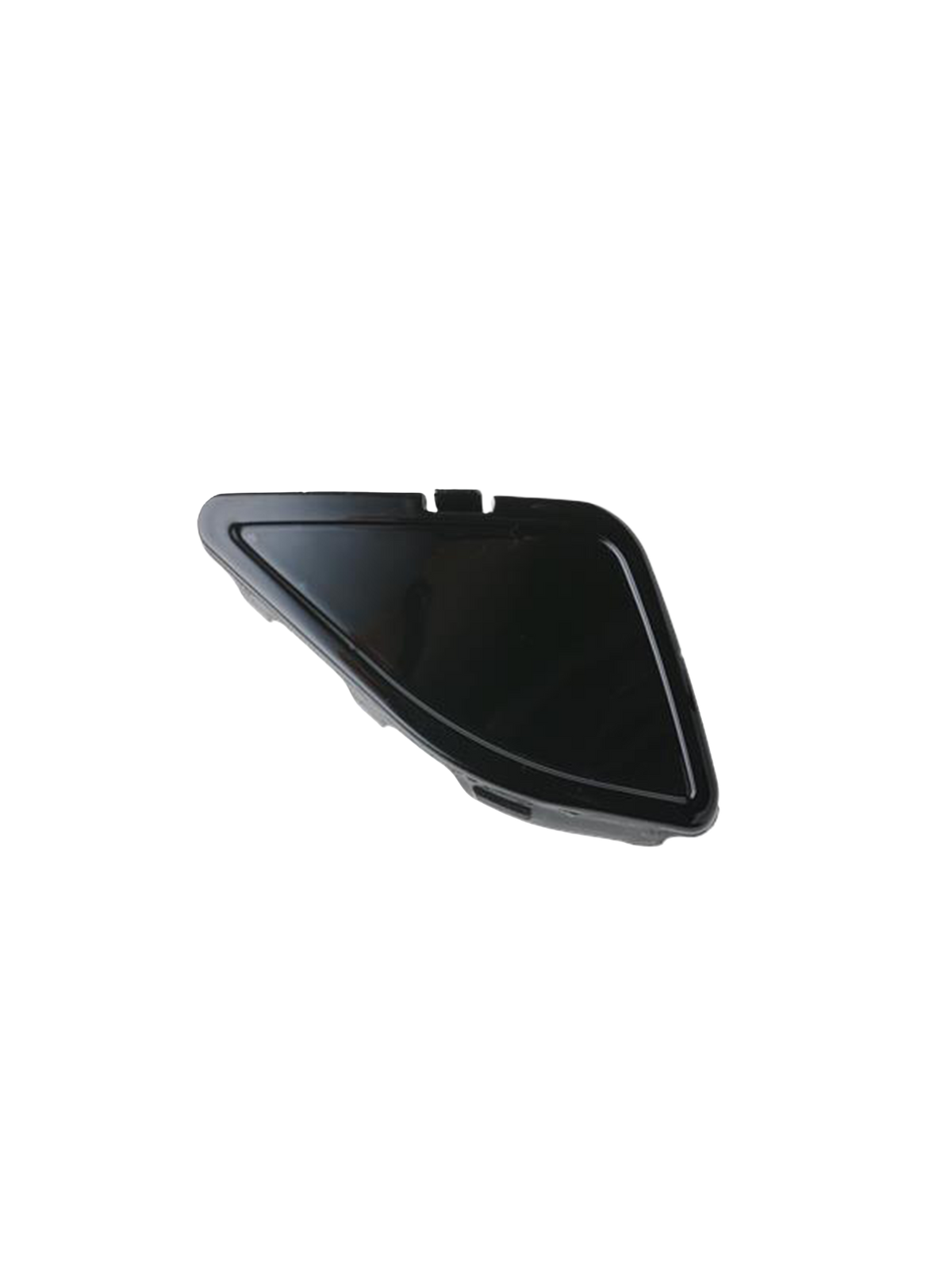 Alpinestars S-R7 Communication System Side Cover, cubierta lateral de repuesto para casco de moto, color negro, construcción de plástico duradero