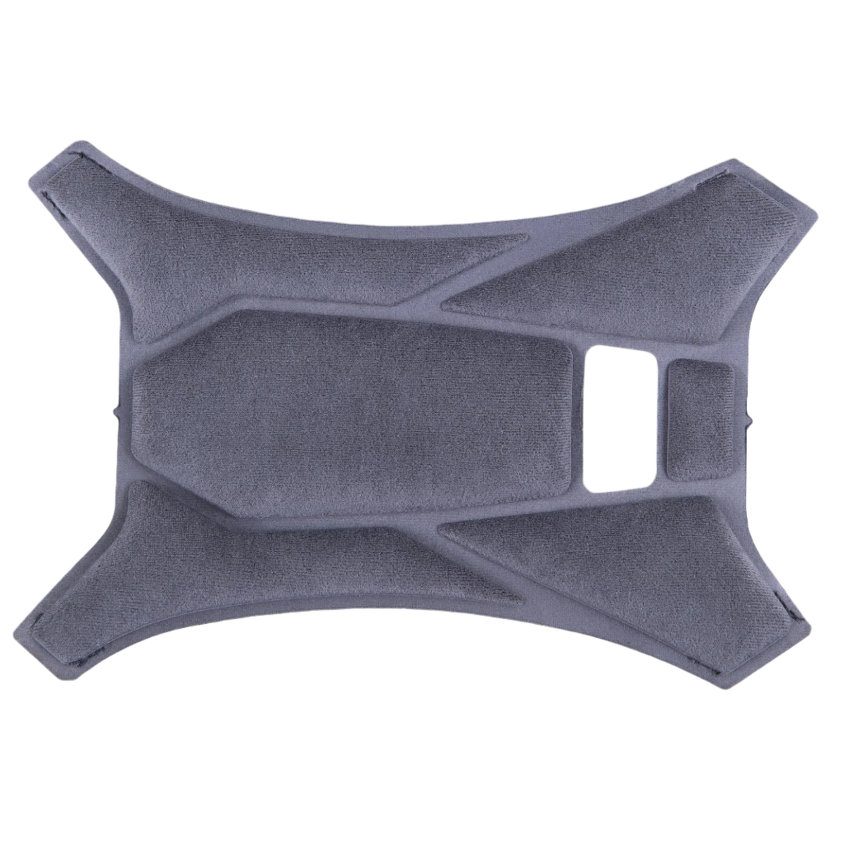 Alpinestars Supertech R10 Top Pad, accesorio para casco gris, almohadilla de repuesto para la corona, diseño acolchado geométrico con textura de tela suave, componente interior oficial del S-R10