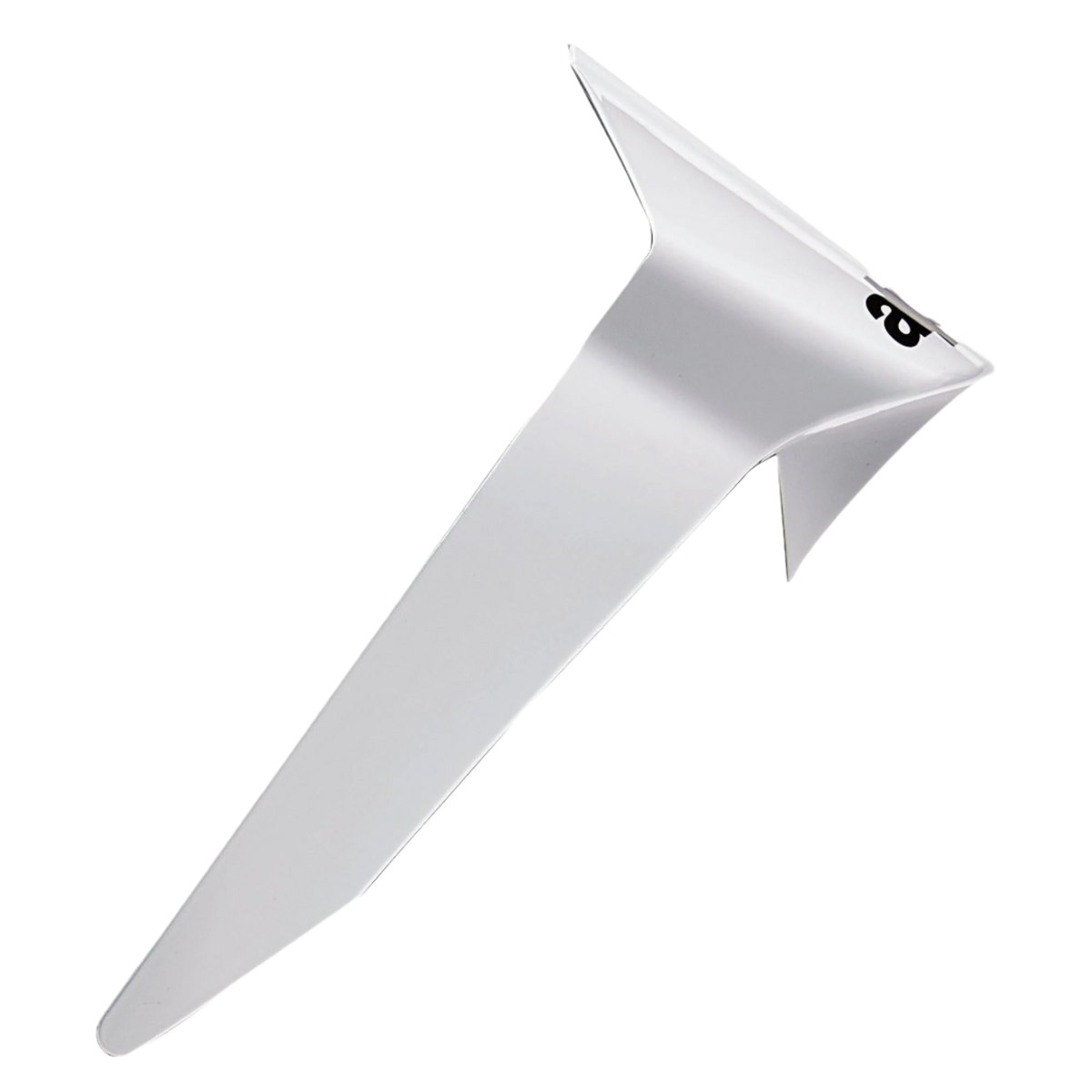 Alpinestars Supertech R10 Solid Standard Spoiler, accesorio para casco, blanco brillante, componente de plástico aerodinámico con un pequeño logotipo negro, pieza de repuesto oficial para cascos de moto S-R10.