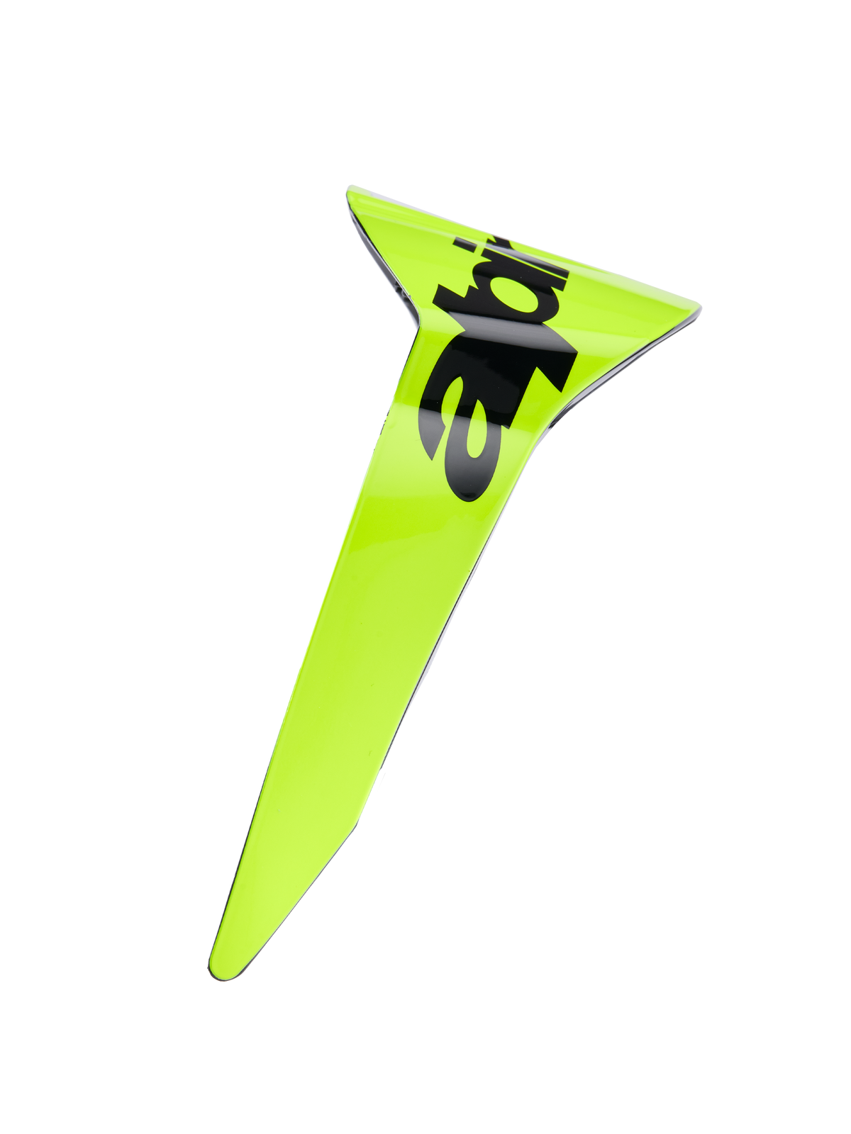Alpinestars Supertech R10 Arius Standard Spoiler, accesorio para casco de moto, amarillo fluorescente y negro, componente aerodinámico de competición con perfil estilizado y gráficos llamativos, pieza de repuesto para cascos S-R10