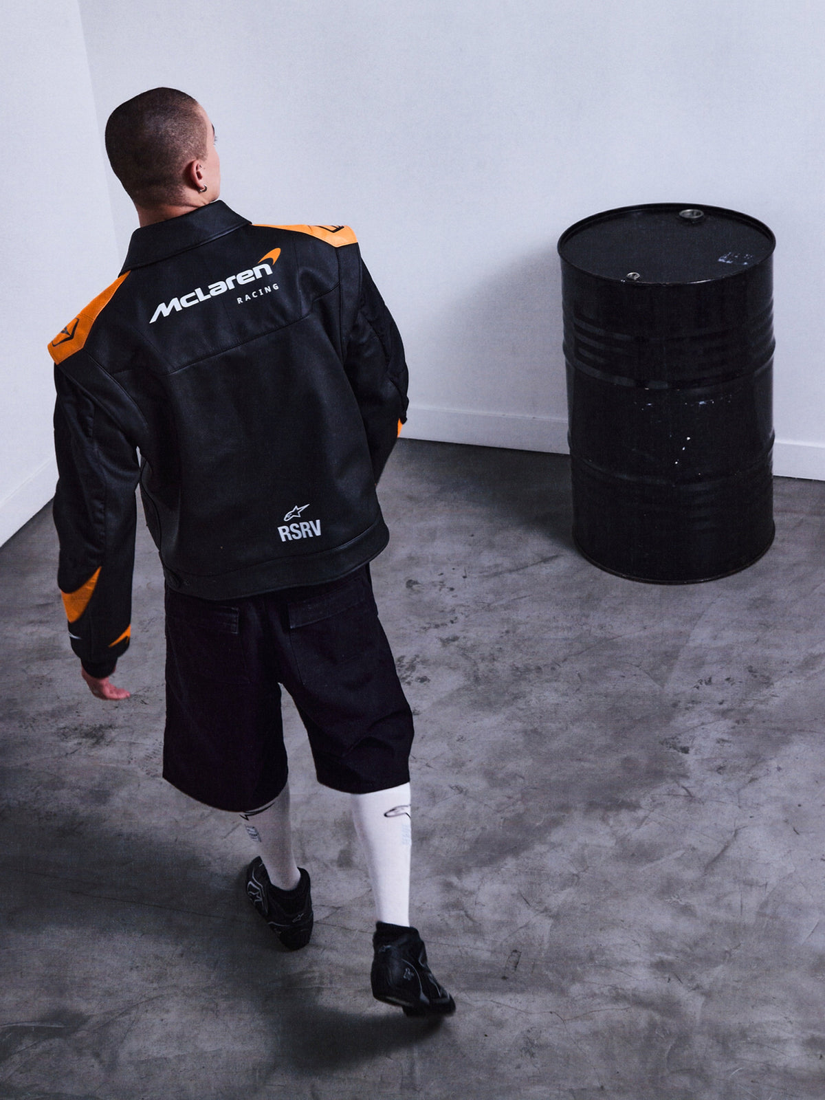 Chaqueta De Cuero RSRV Track Star