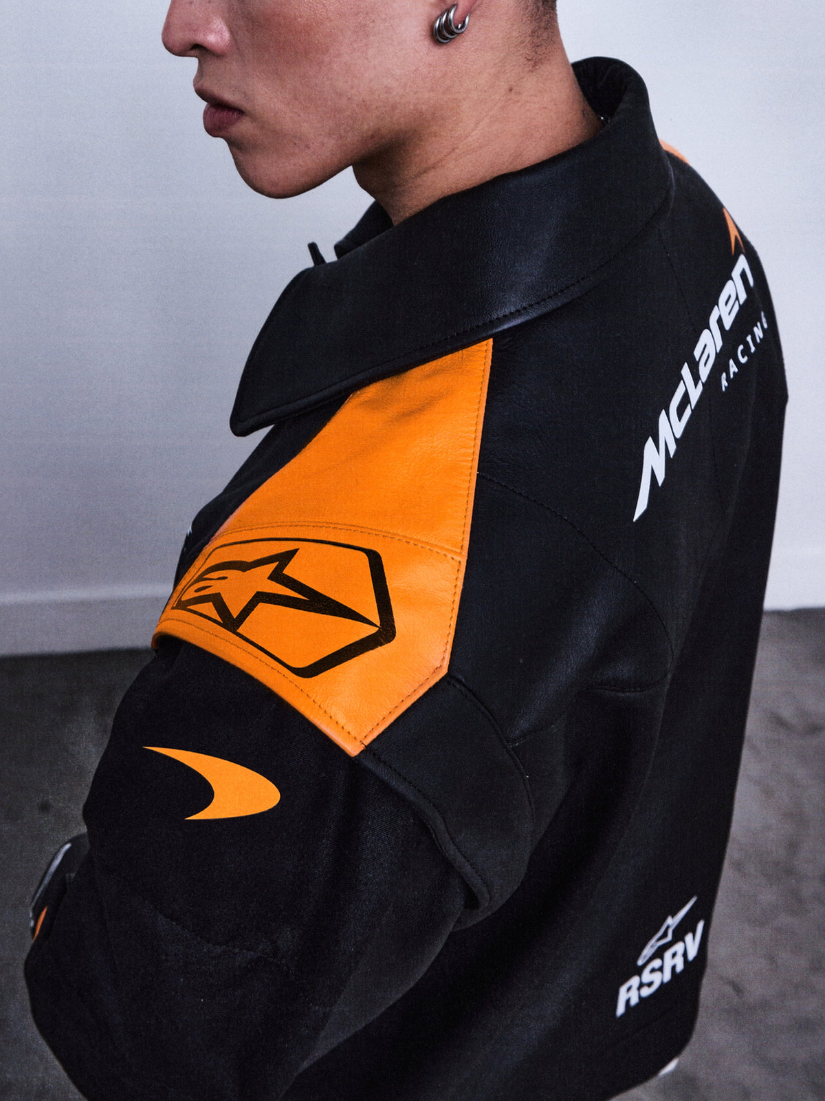 Chaqueta De Cuero RSRV Track Star