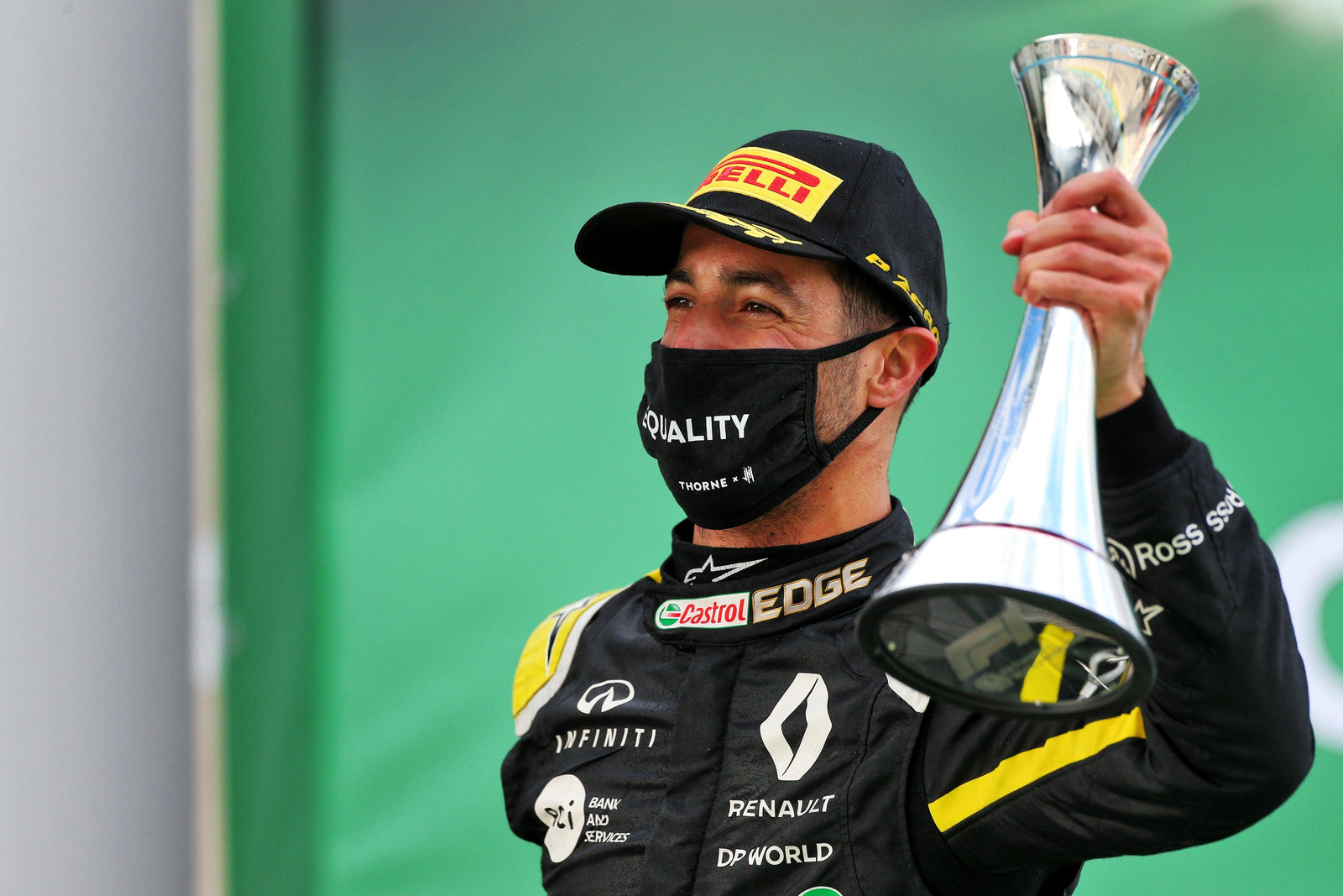 DANIEL RICCIARDO TERMINA TERCERO EN EL GRAN PREMIO EIFEL DE F1 EN NURBURGRING, ALEMANIA