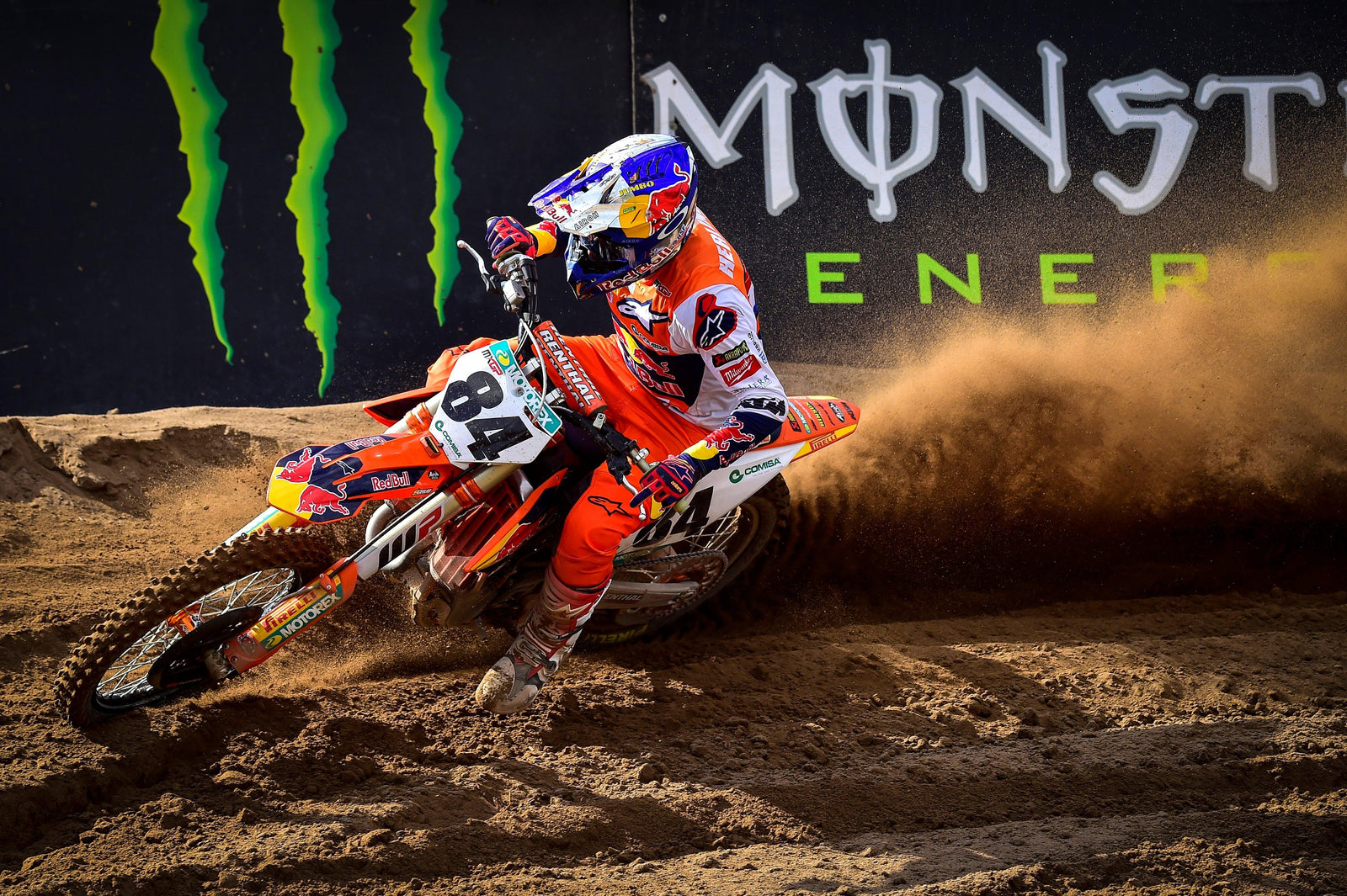 Jeffrey Herlings intocable obtiene victoria dominante en MXGP de Sardegna, Italia; Romain febvre tercero