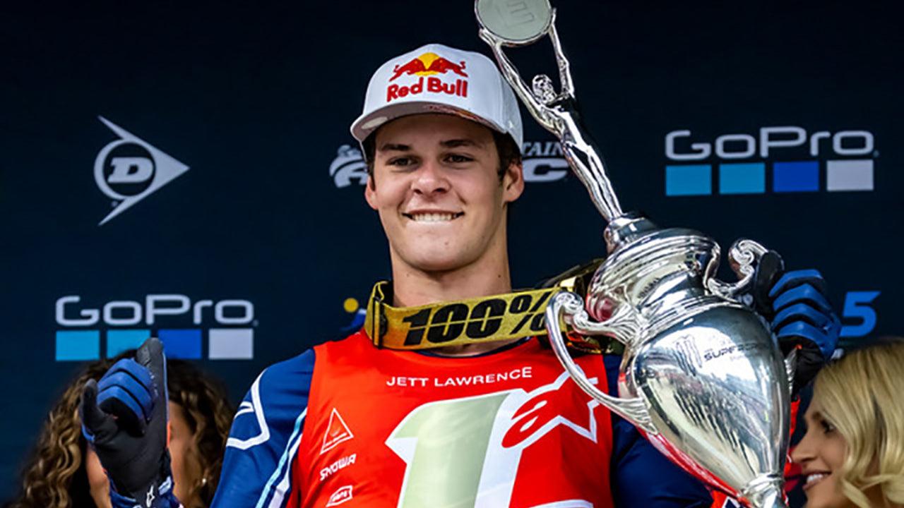 Jett Lawrence es el campeón 2022 AMA 250 Supercross East después de un podio en Foxborough