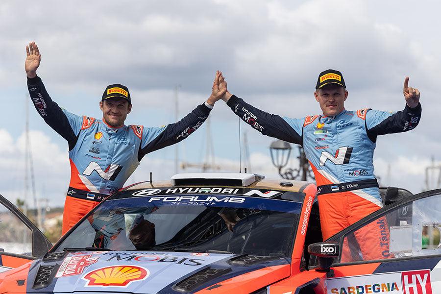 OTT TANAK AND MARTIN JARVEOJA WIN DRAMATIC WORLD RALLY CHAMPIONSHIP RO