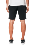 Alpinestars Dunker Short, short de entrenamiento de forro polar para hombre, color negro, vista trasera, diseño deportivo con cintura elástica y bolsillos, ideal para entrenamiento o uso casual