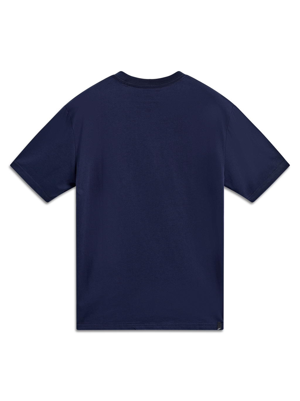 Alpinestars Ageless 2.0 CSF Tee, camiseta de manga corta, azul marino, vista trasera, mezcla de algodón y poliéster