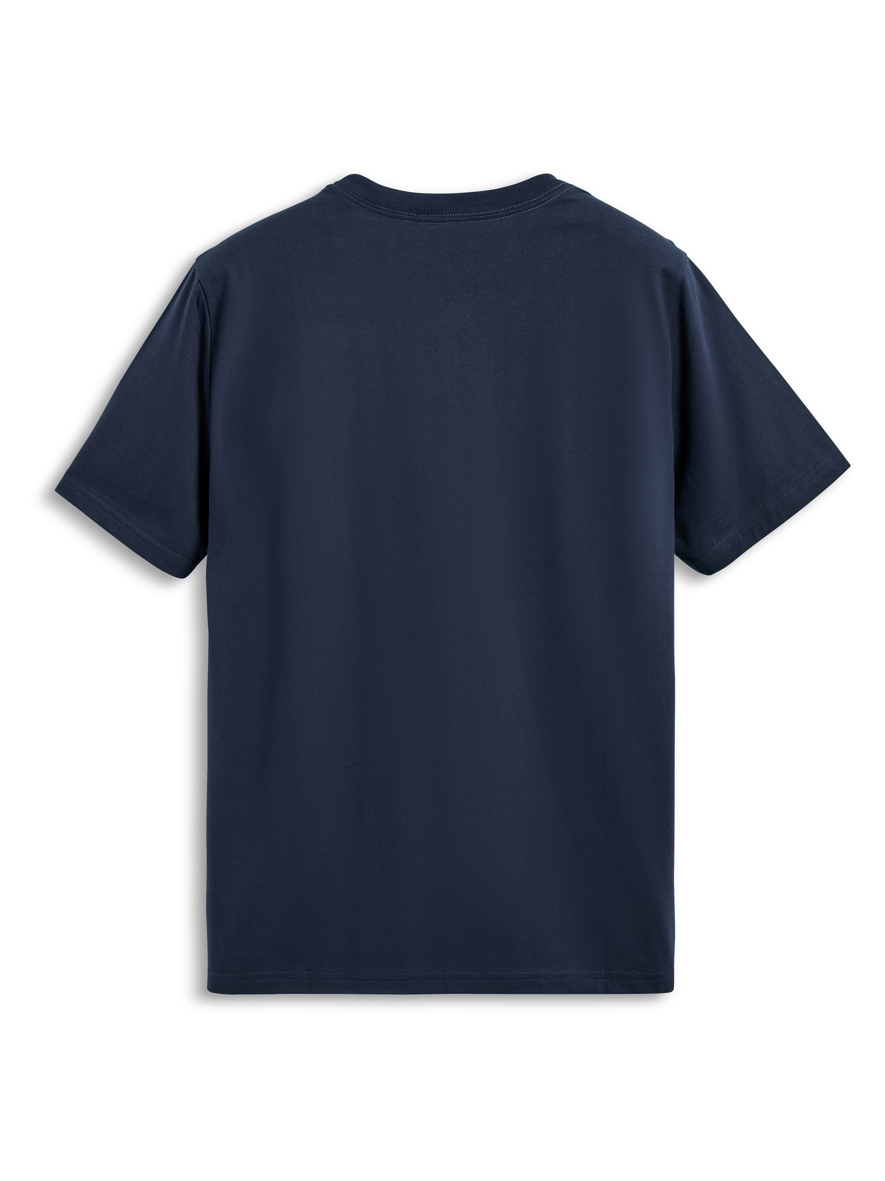 Alpinestars Blaze 2.0 CSF Tee, camiseta de manga corta, azul marino, vista posterior, diseño casual inspirado en el automovilismo