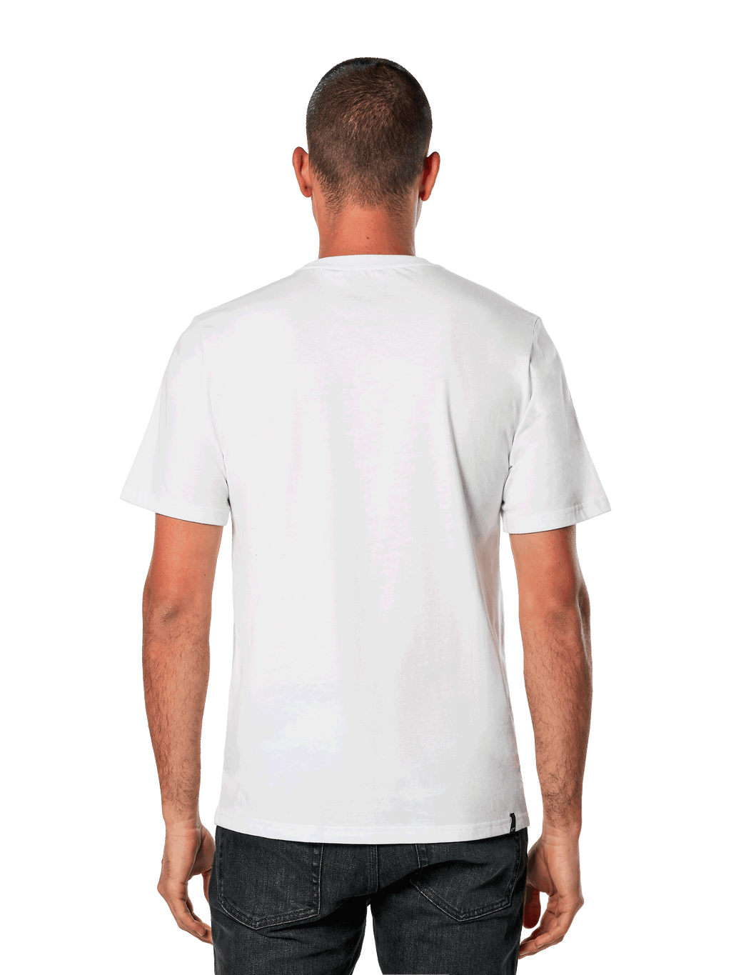 Alpinestars Betteryet CSF Tee, Short Sleeve T-Shirt, White, Rear View, Cut and Sew Fit, Casual Motorsport Sportswear