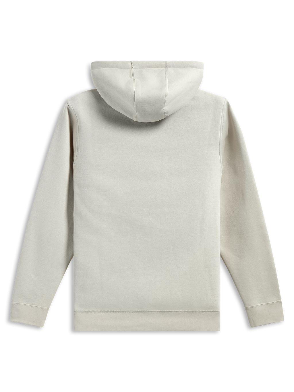 Alpinestars Pulse Hoodie, vista trasera, blanco roto arena, sudadera casual de forro polar, mangas largas con puños y dobladillo de canalé, diseño con capucha, estilo urbano inspirado en el motociclismo