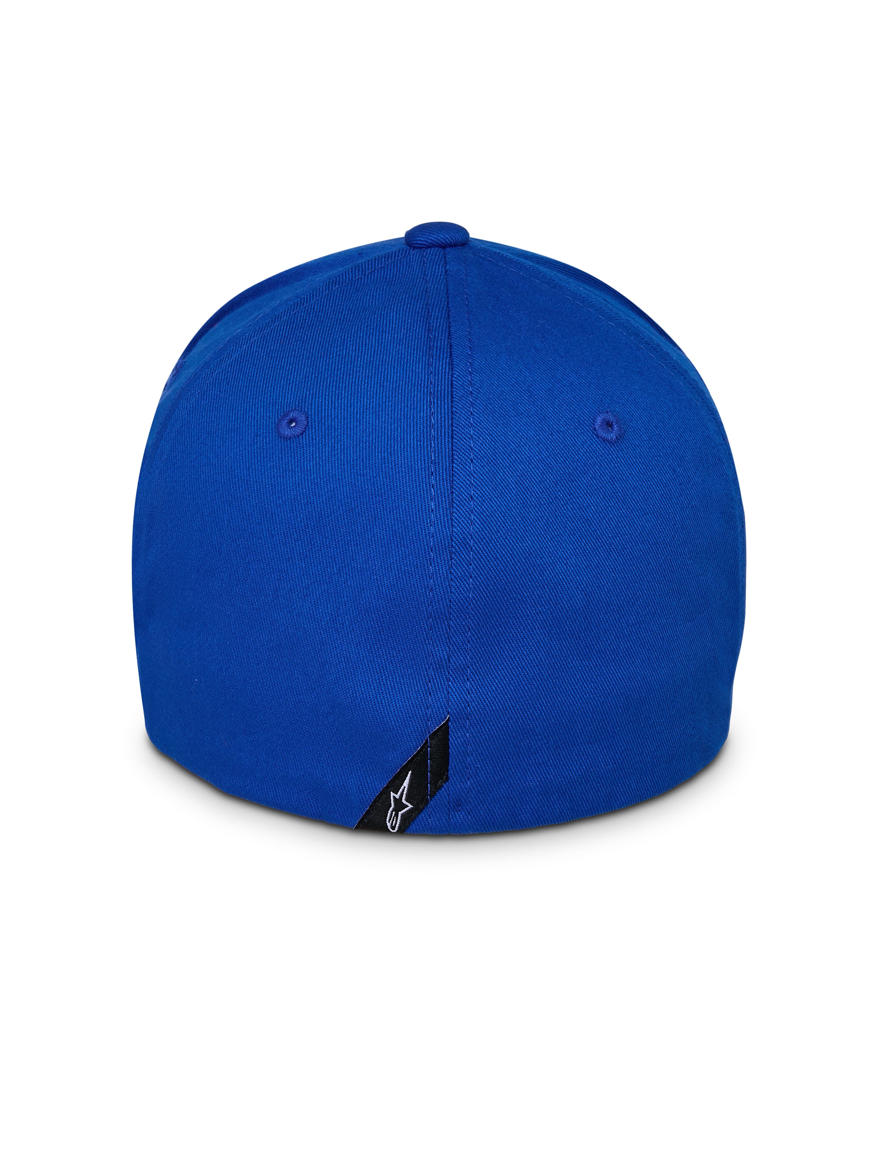 Alpinestars Corp Shift Relay Hat, Blue, Rear View, Flex Back Design with Small Black Logo Tag, Structured Crown, Casual Sportswear Hat