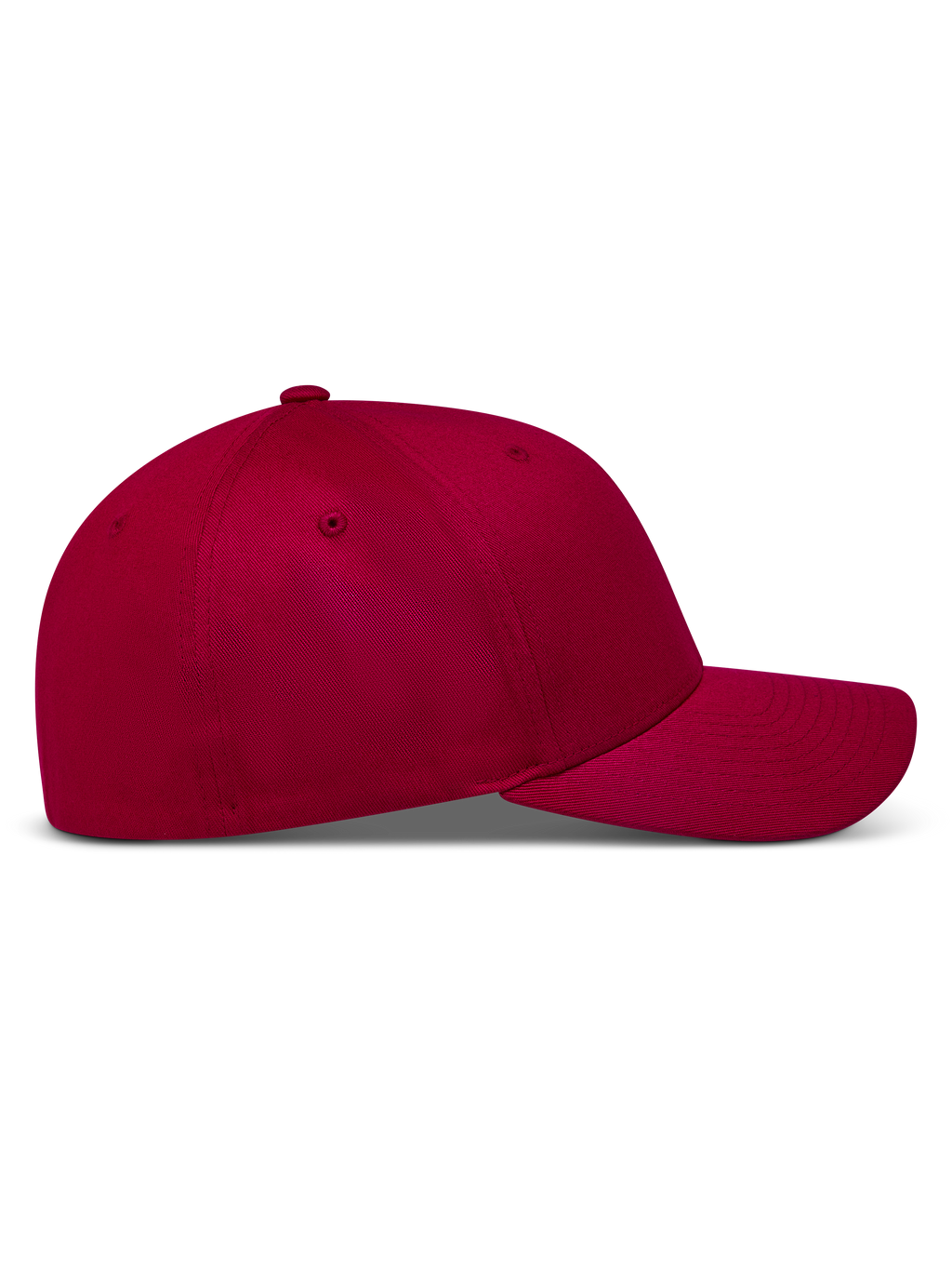 Alpinestars Pivot Gorro, gorra de béisbol deportiva en color rojo oscuro, con visera curva y corona estructurada en tejido de sarga