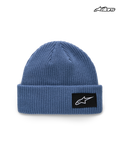 Alpinestars Gorro Unload Rib Cuff, gorro de punto sportswear, azul, con diseño de vuelta y parche tejido del logotipo de Astars