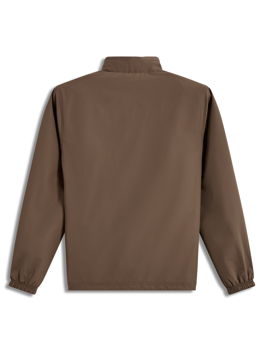Alpinestars Overhaul Racer Chaqueta, chaqueta deportiva ligera, marrón, vista trasera con capucha plegable.