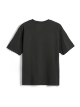 Camiseta Alpinestars Essentials Ageless SS, camiseta de manga corta, color negro, vista trasera, diseño liso con textura de lavado a la piedra, ajuste relajado, estilo streetwear casual inspirado en el automovilismo