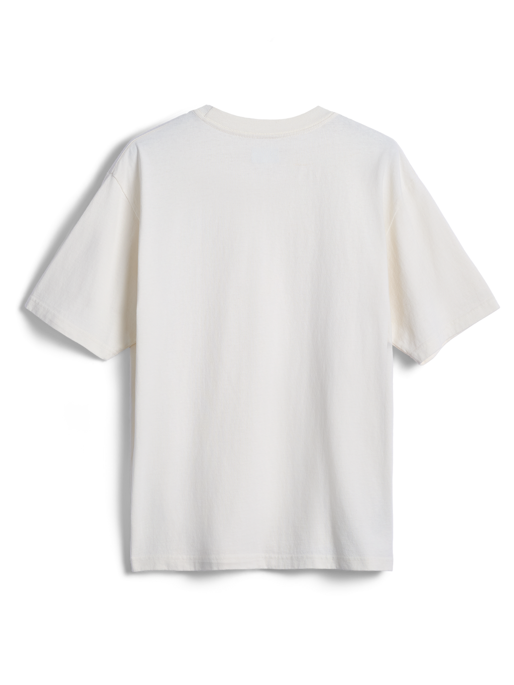 Alpinestars Essentials Ageless SS Tee, camiseta de manga corta, blanco roto, vista trasera lisa, ajuste relajado, ropa deportiva casual