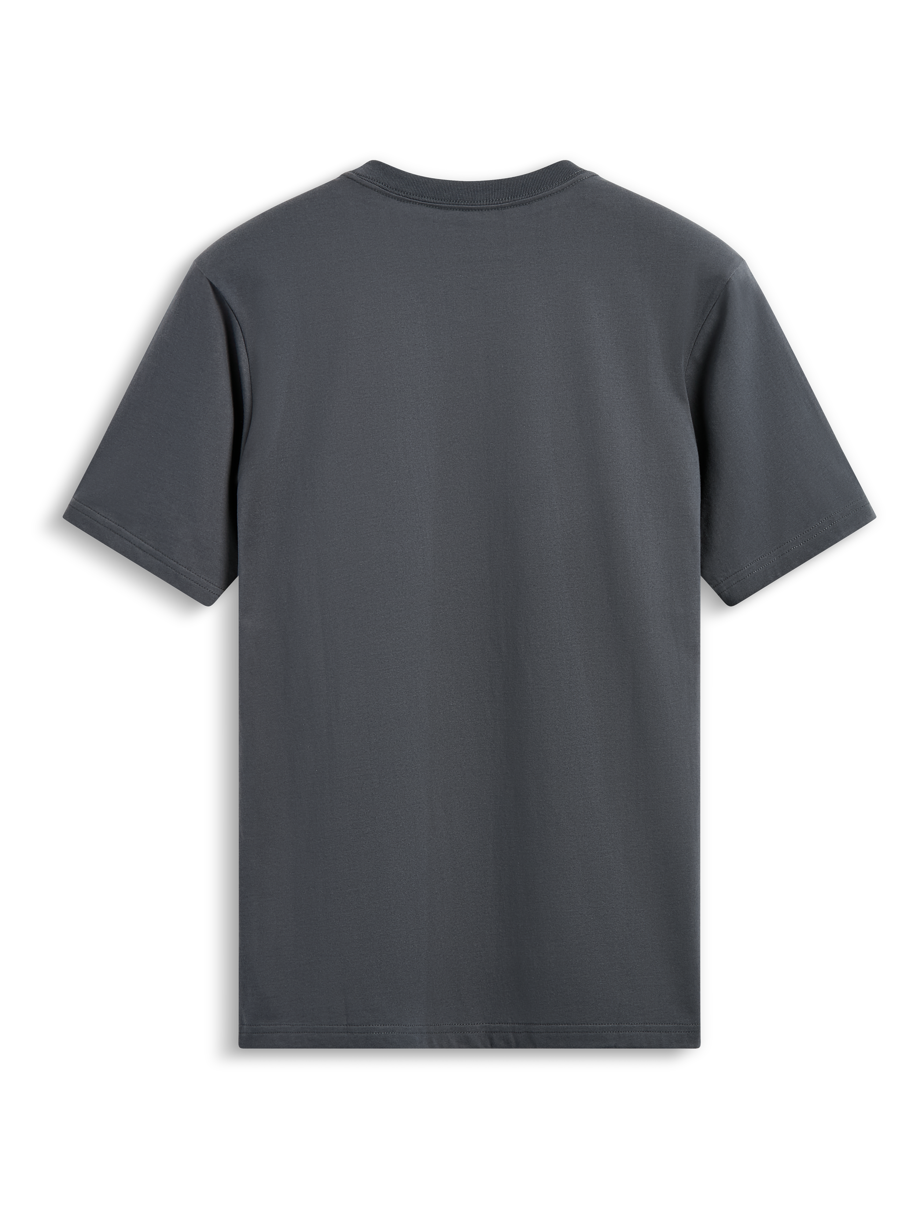 Alpinestars Waving CSF Tee, camiseta de manga corta en color gris carbón, vista trasera lisa, ropa urbana casual inspirada en el automovilismo