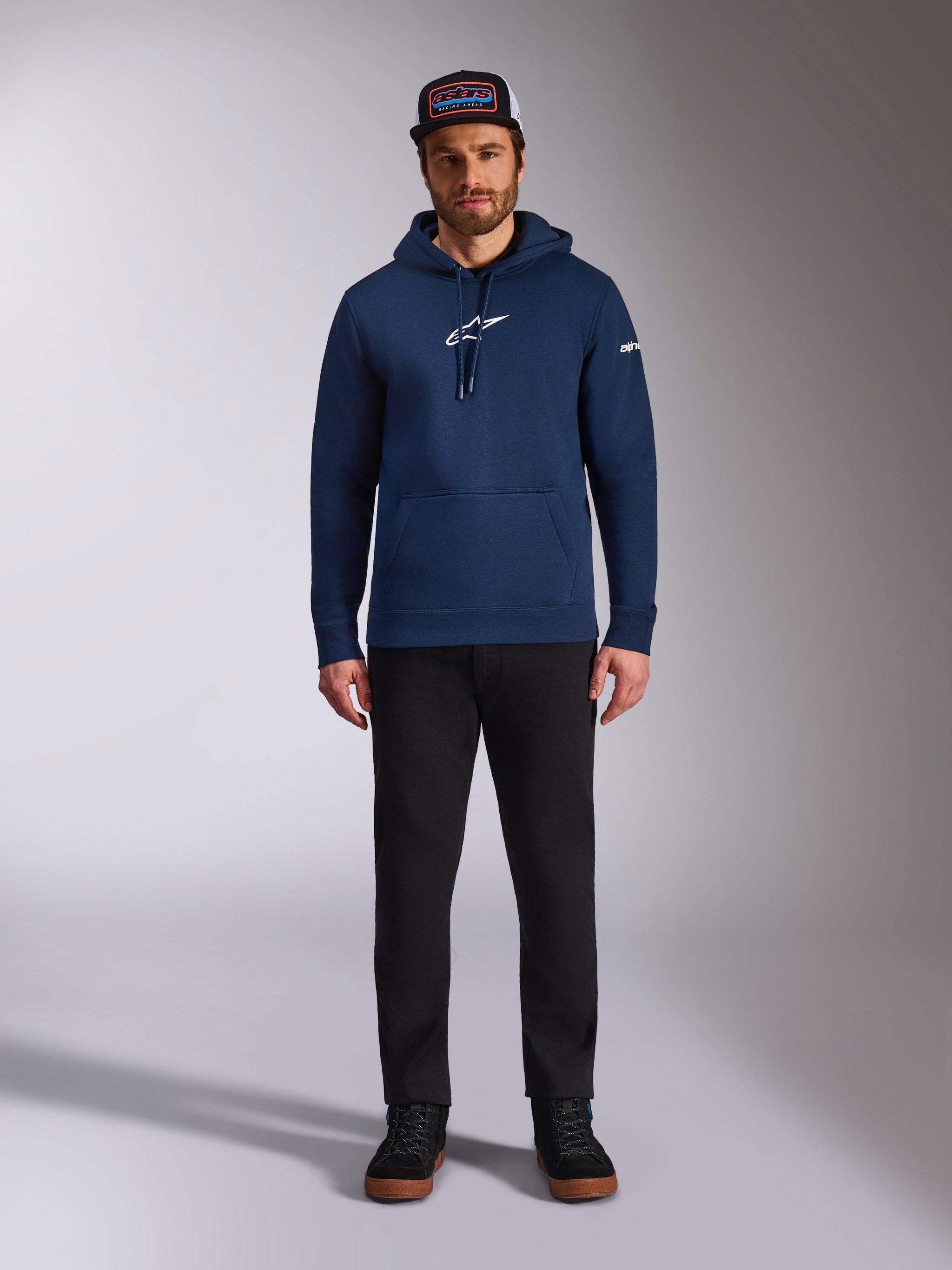 Sudadera Con Capucha Frontal