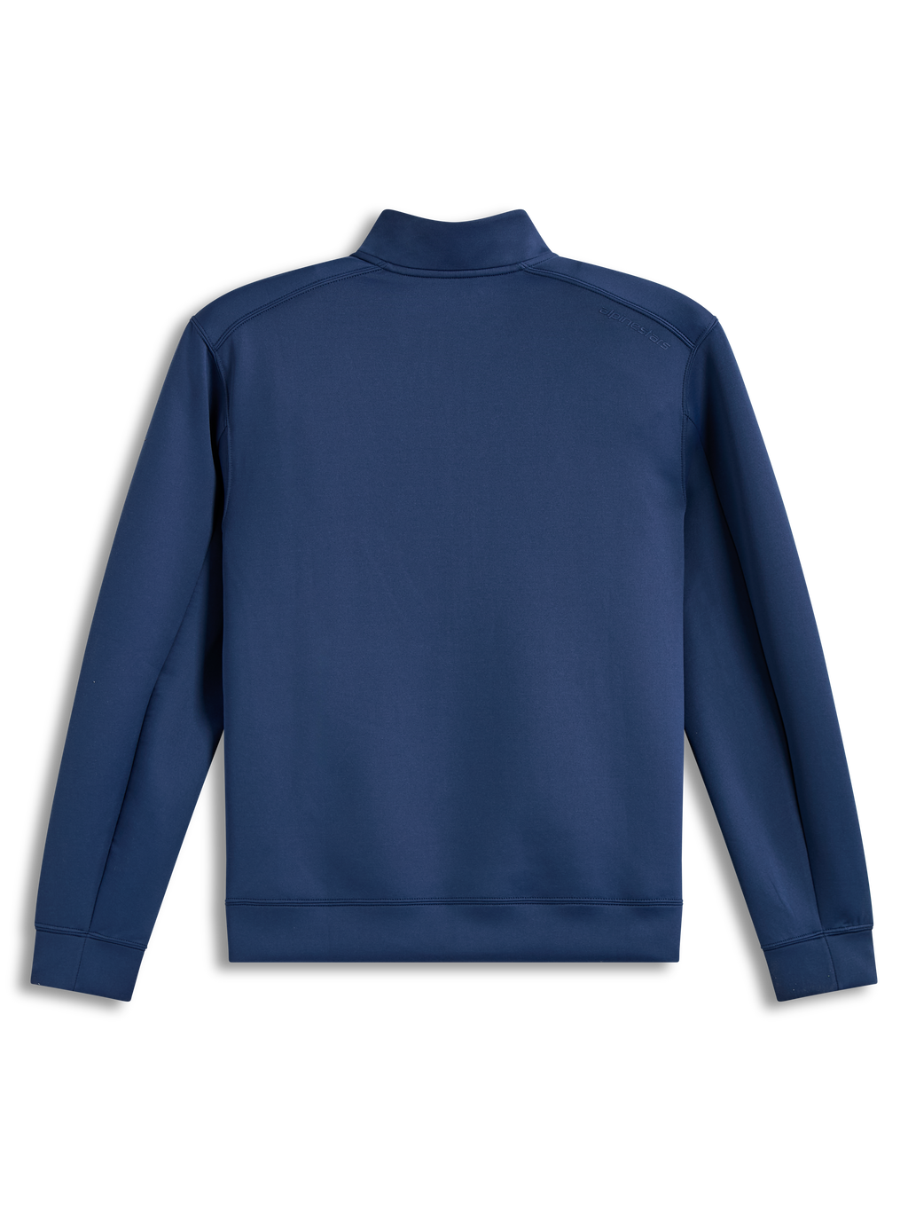 Alpinestars Apera Half-Zip, sudadera de forro polar azul acero con logo tonal en el hombro, ropa deportiva, vista trasera