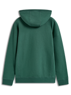 Alpinestars Shaw Oversized Hoodie, sudadera de forro polar verde, vista trasera con costuras y ajuste holgado