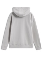 Sudadera Alpinestars Prelude Oversized, forro polar color arena, vista trasera con capucha forrada y puños de canalé.