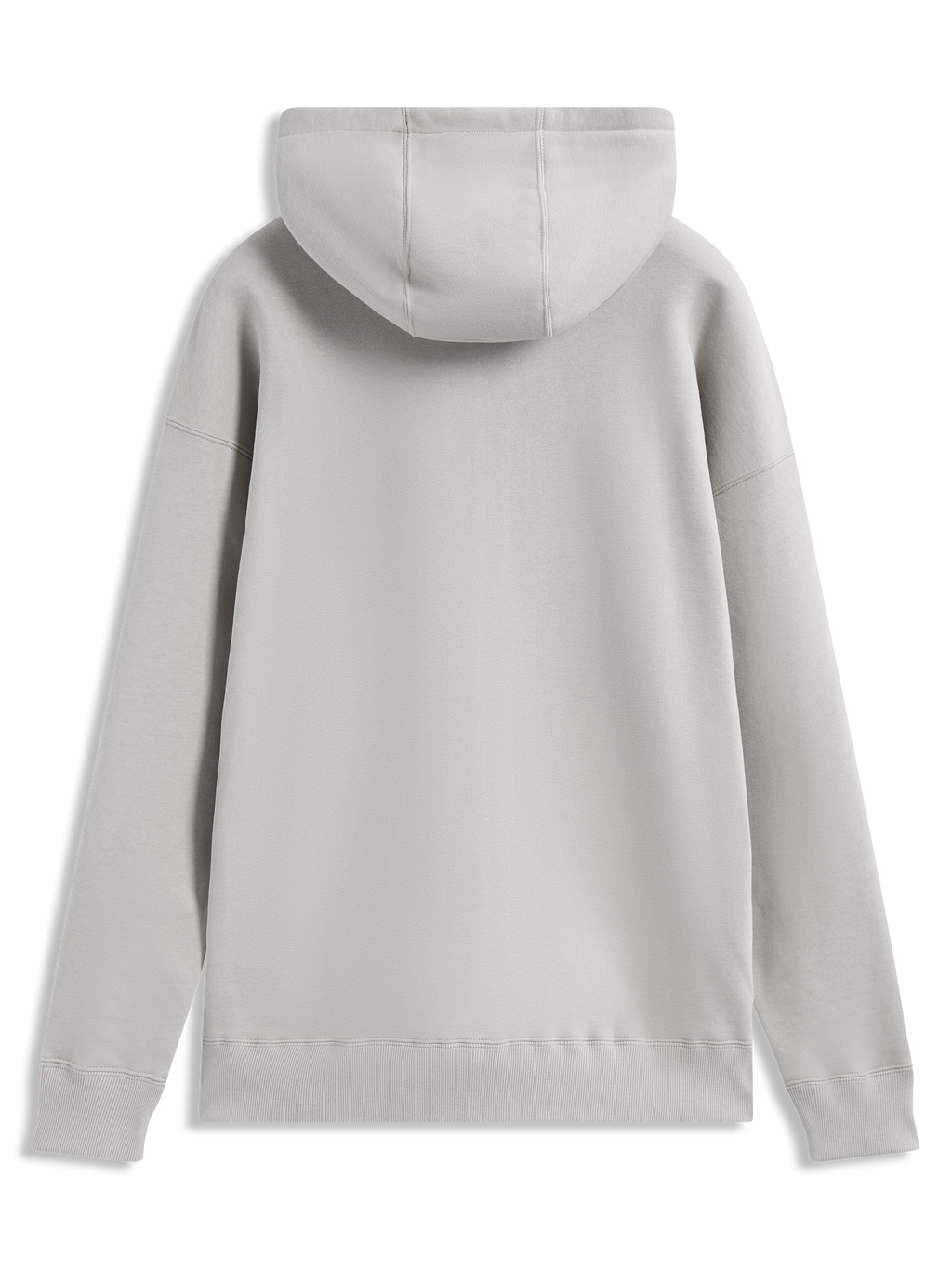 Alpinestars Entity Oversized Hoodie, sudadera con capucha de forro polar, vista posterior, color arena, ajuste holgado.
